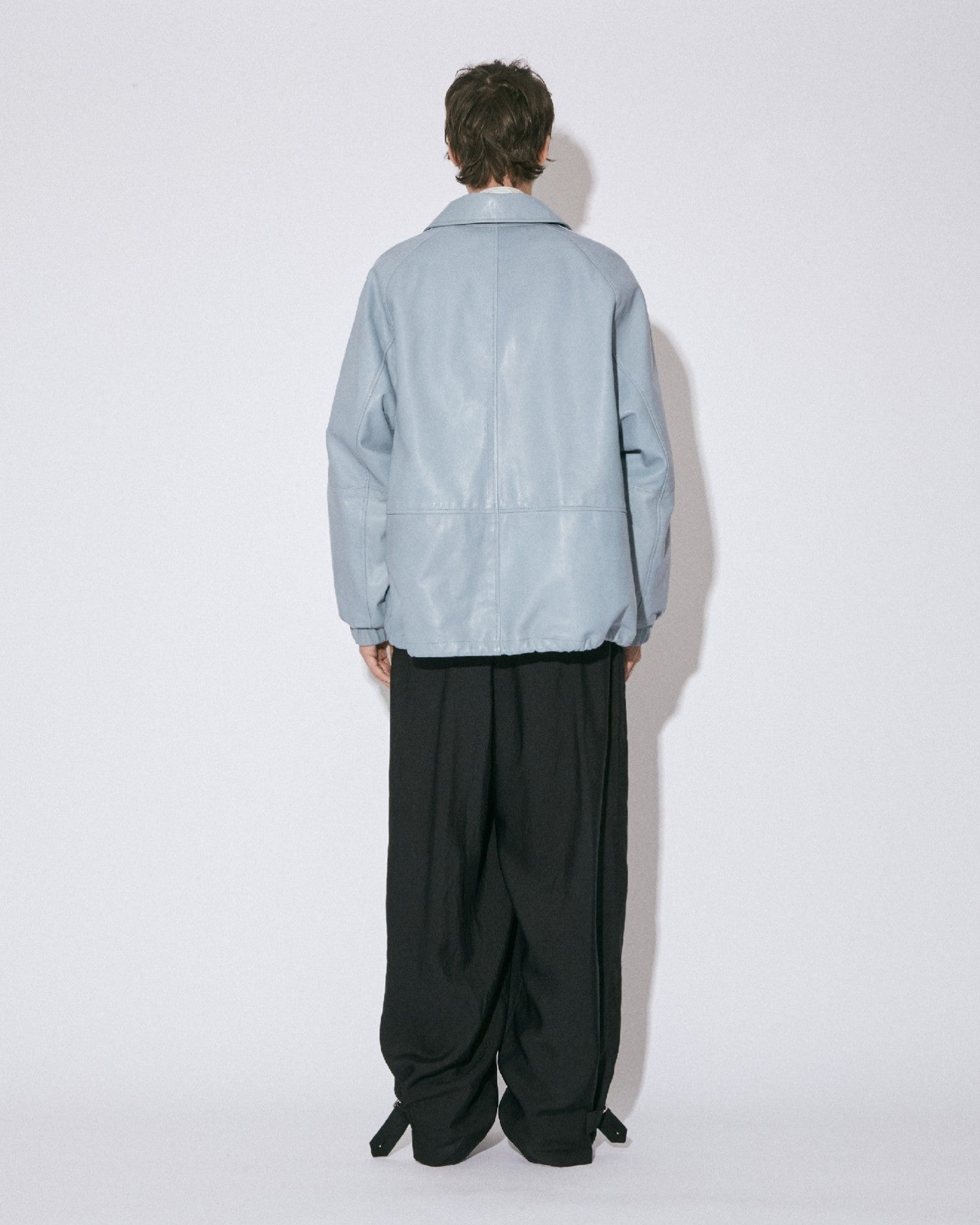 lamb leather coach jacket