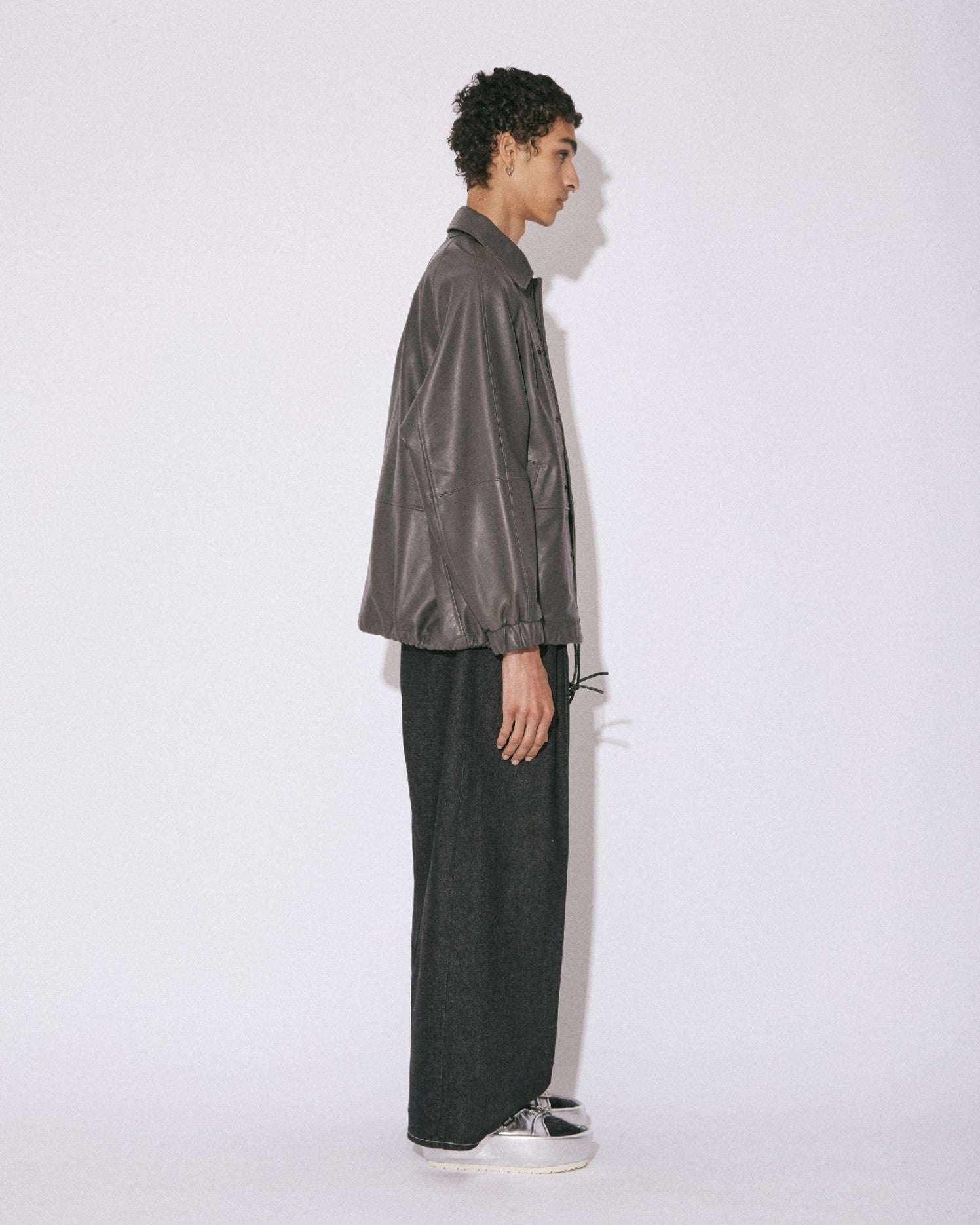 lamb leather coach jacket