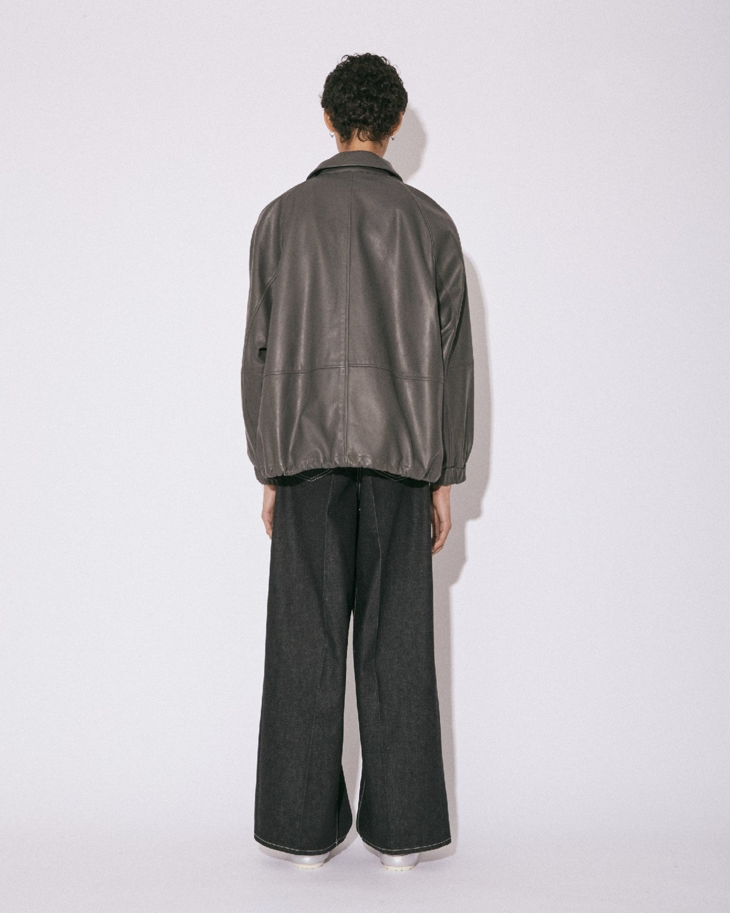 lamb leather coach jacket