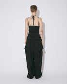 double-end remove needle rib tank top