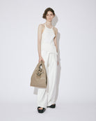 double-end remove needle rib tank top