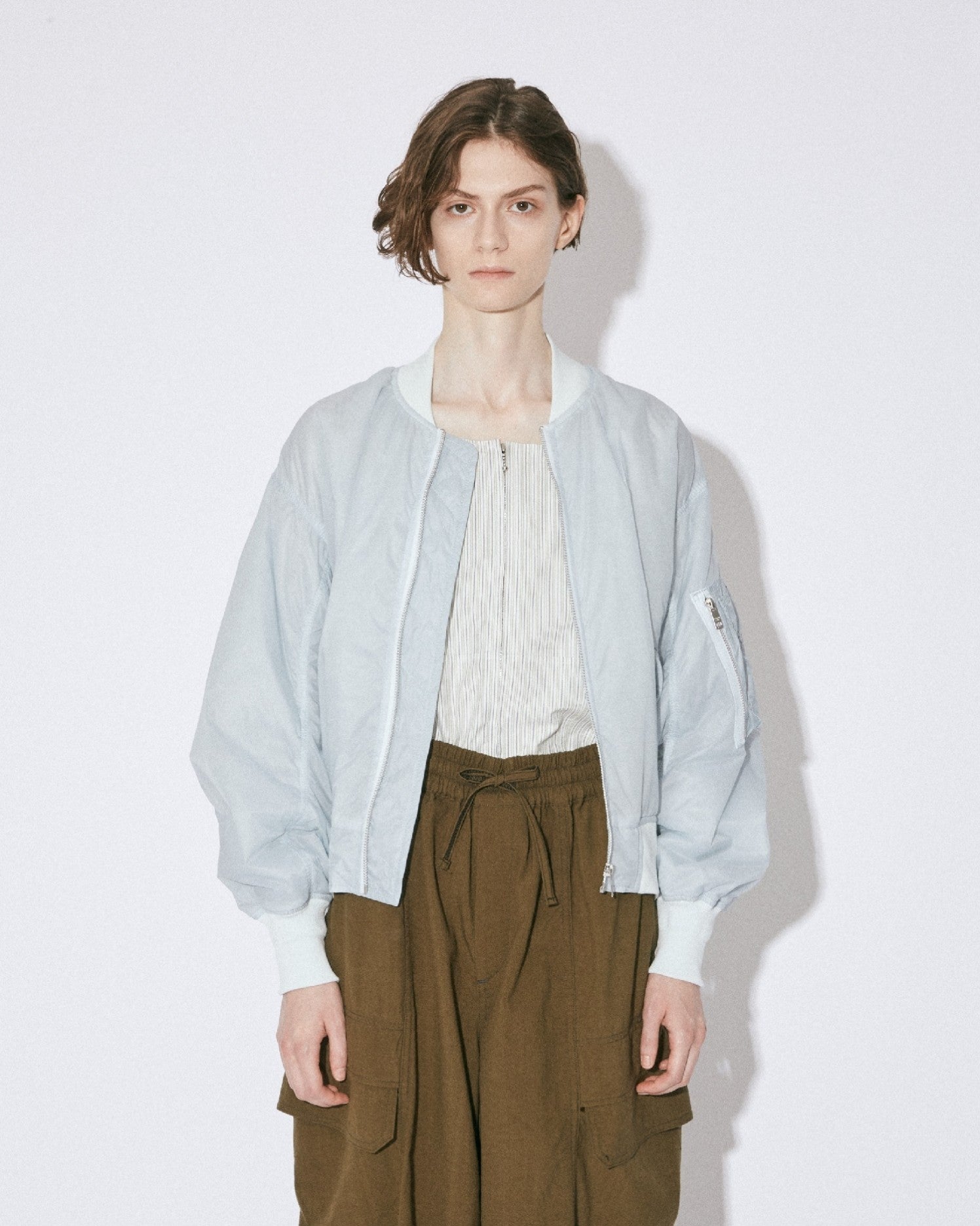 double-end nylon ripstop MA-1 blouson
