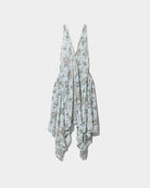 ripstop flower print  flight zip up dress