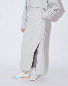 solaro herringbone bias tight longskirt