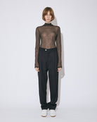 logo fresco tuck tapered pants