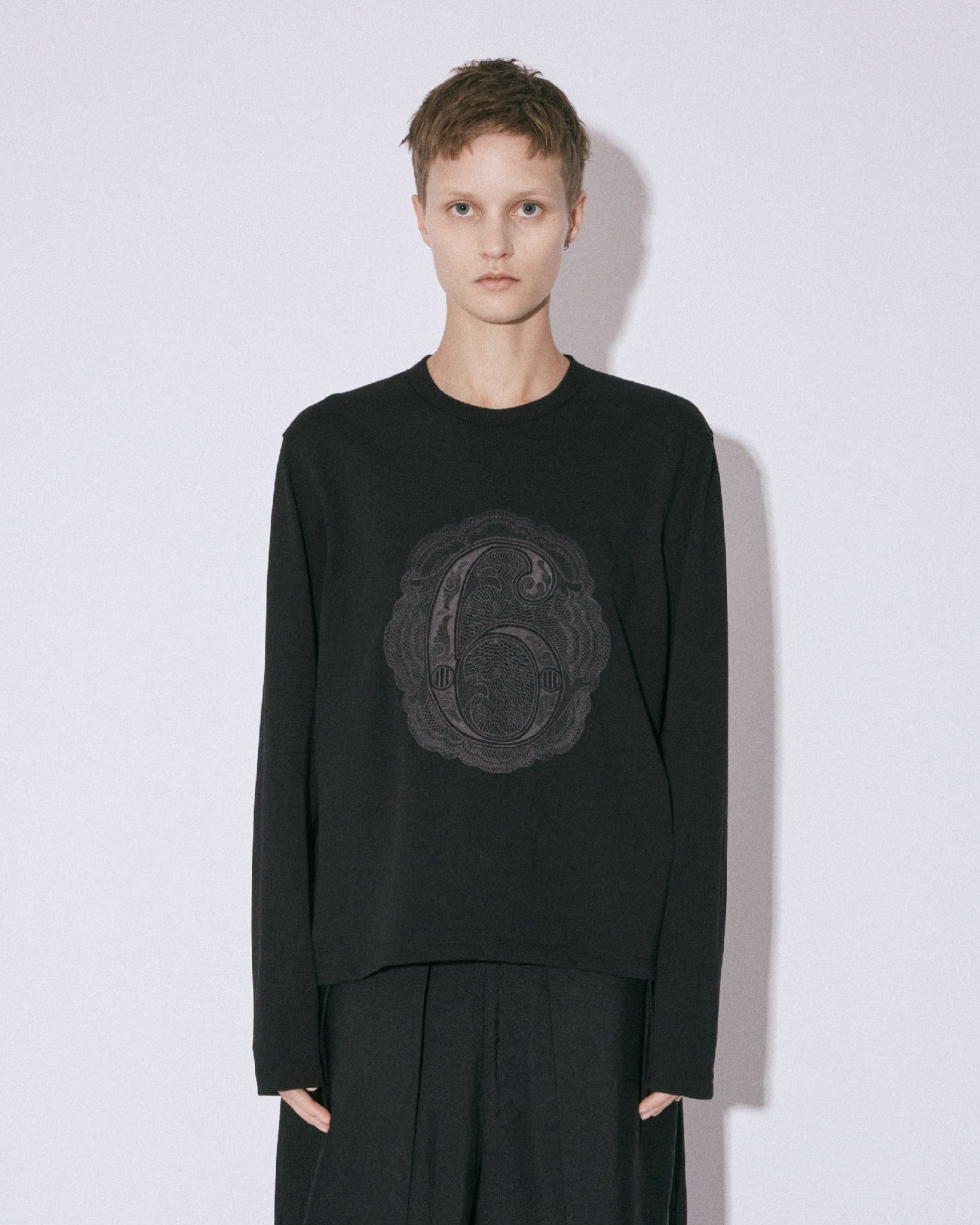 suvin compact jersey  69embroidery long T