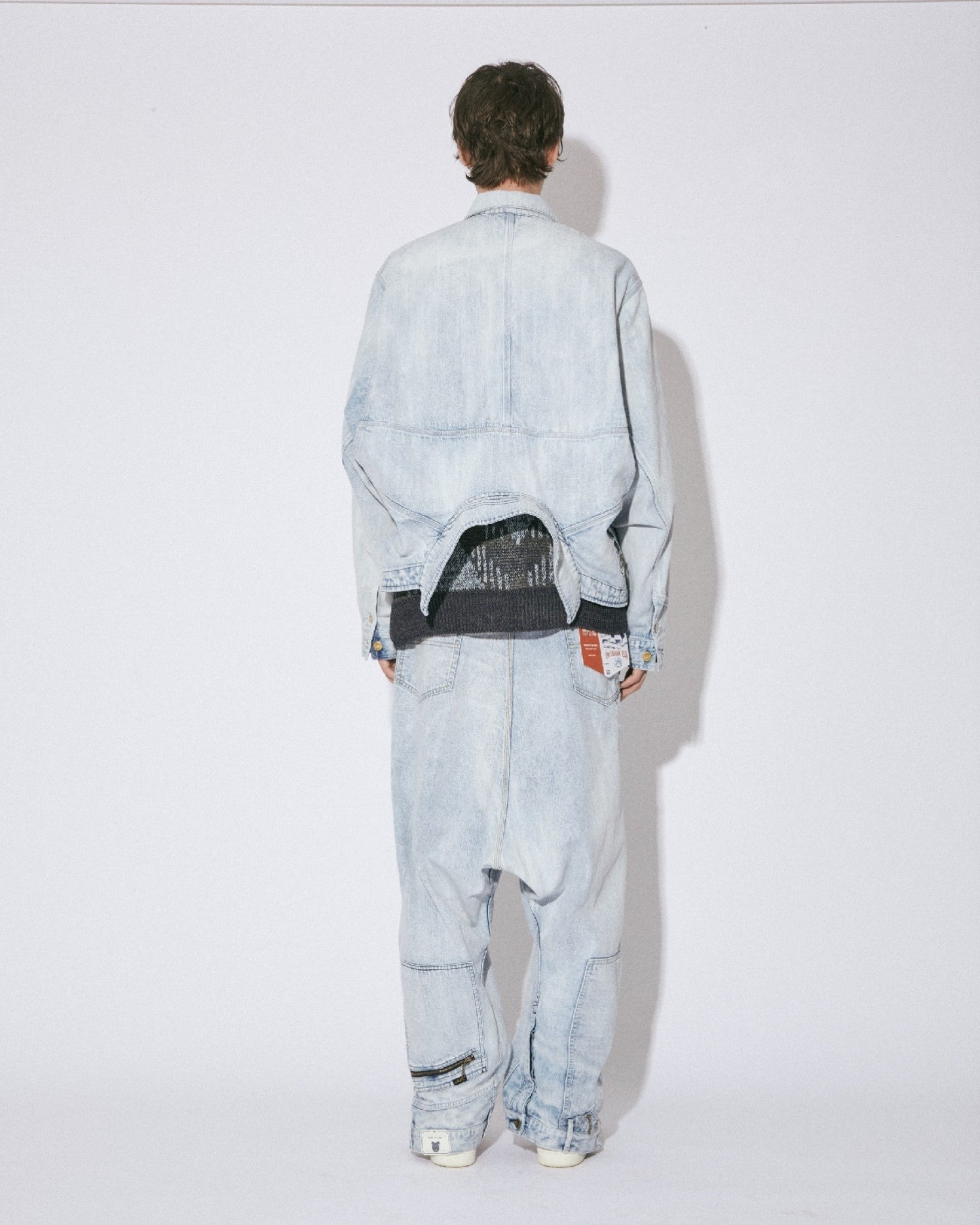 Lee double-end denim  91-B/logger pants bleach