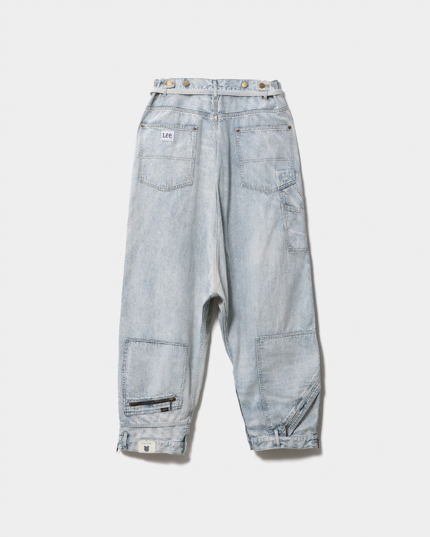 Lee double-end denim  91-B/logger pants bleach