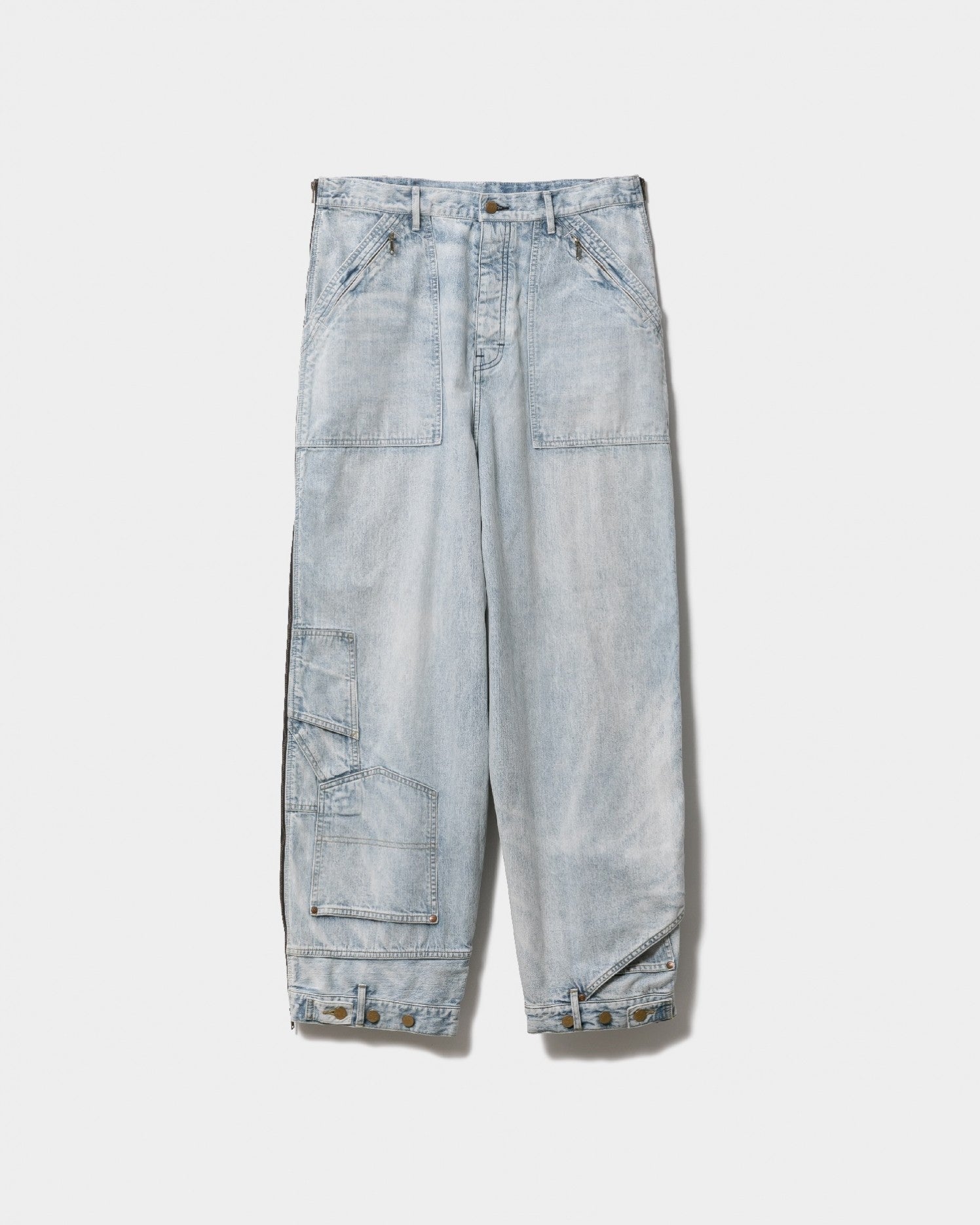 Lee double-end denim  91-B/logger pants bleach