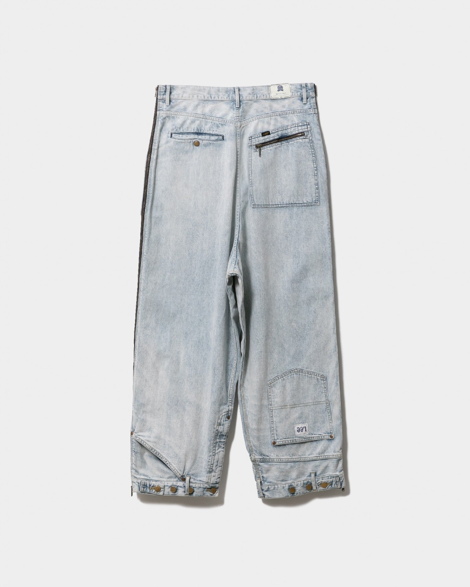 Lee double-end denim  91-B/logger pants bleach