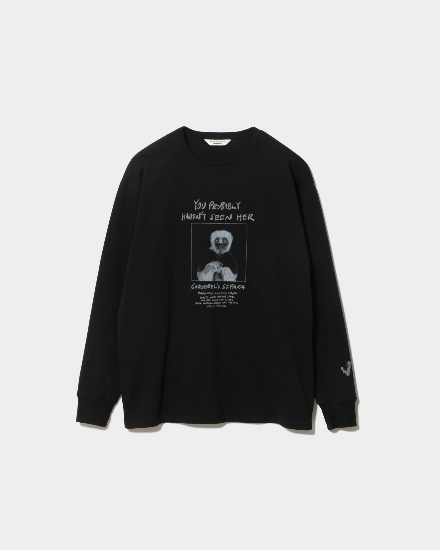 feels suvin jersey print long T