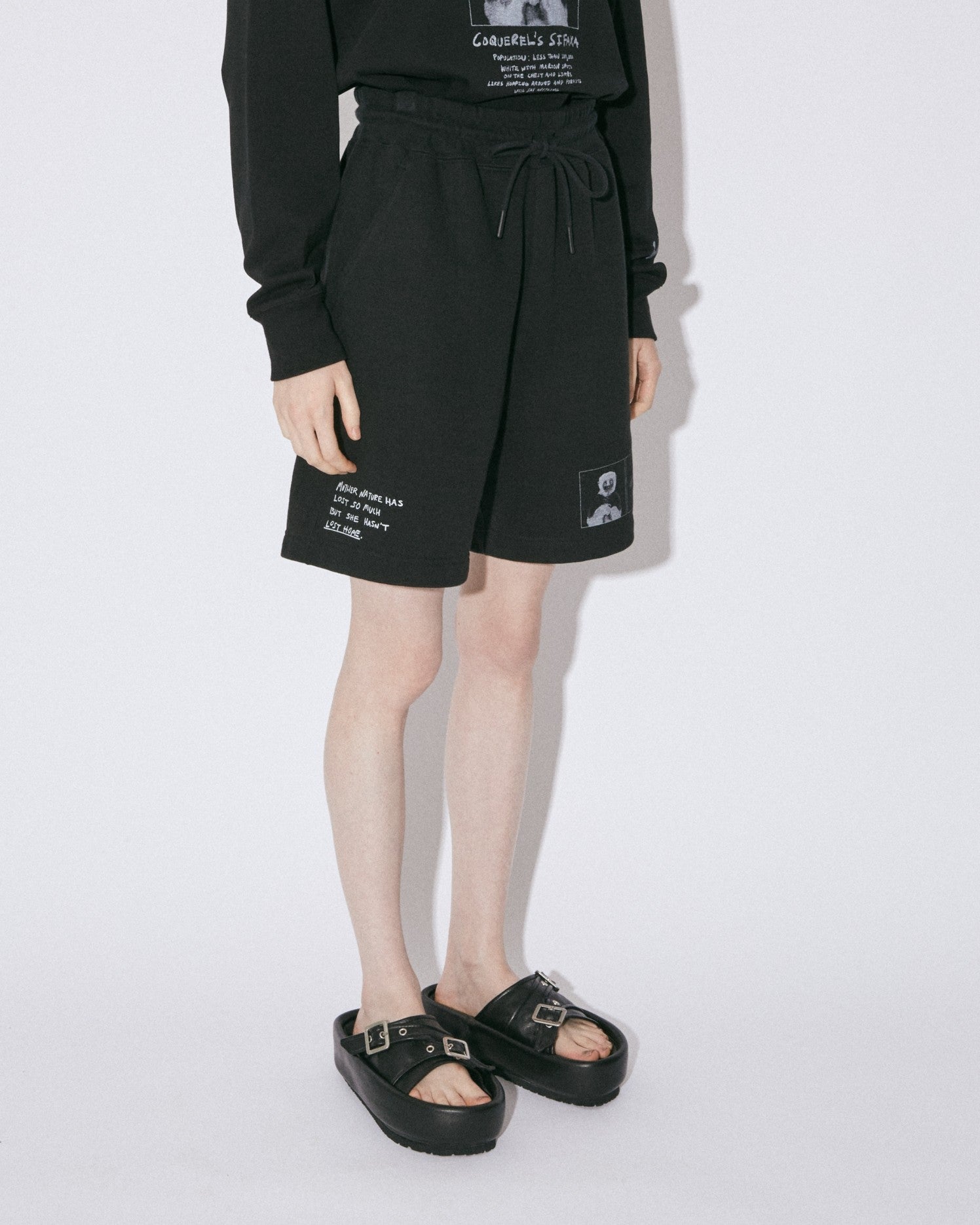 suvin compact sweat short pants
