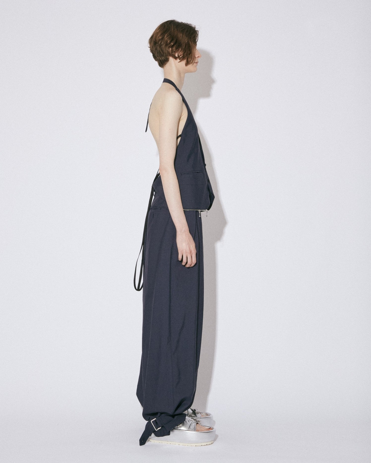 double-end rayon doeskin cummervest