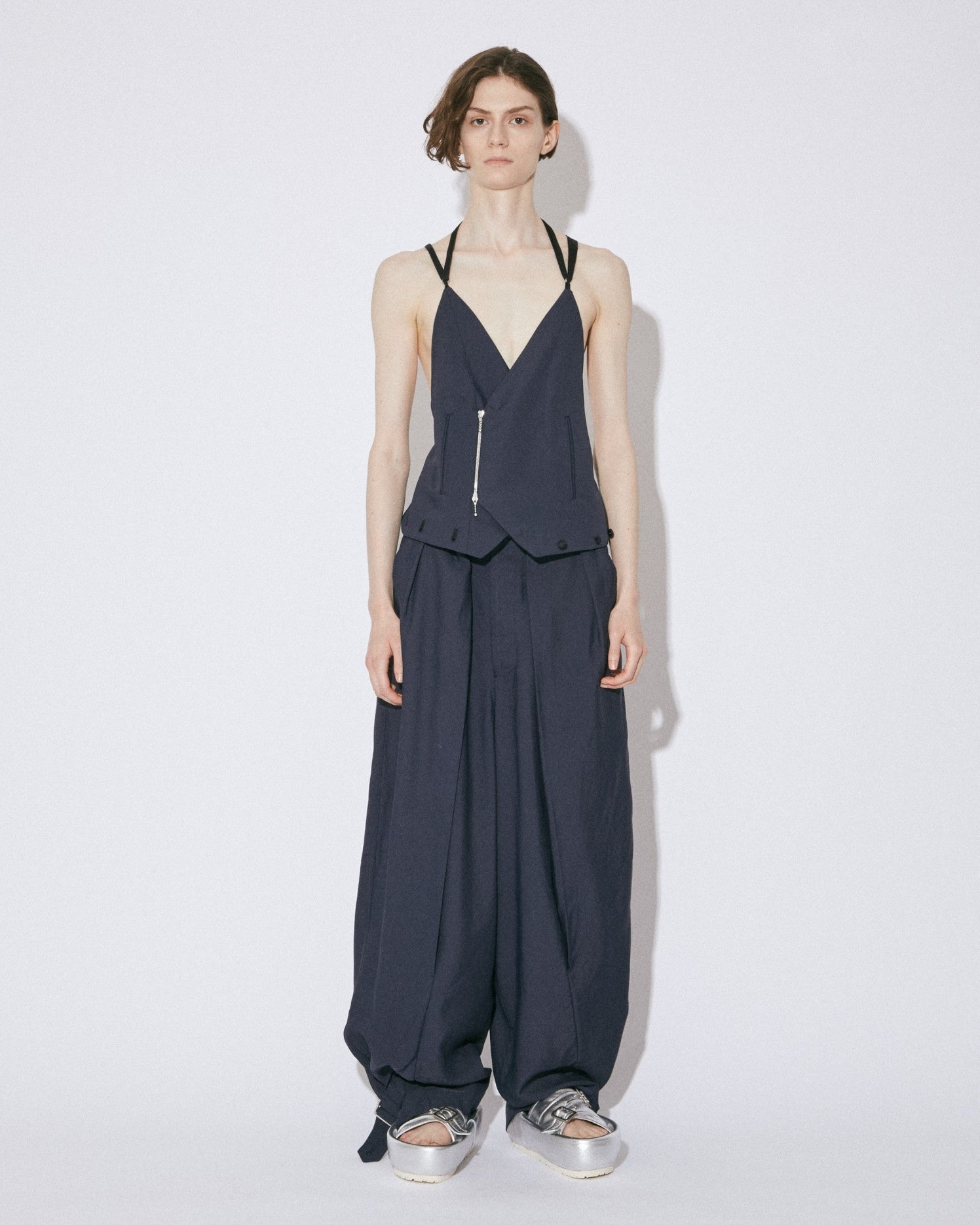 double-end rayon doeskin cummervest