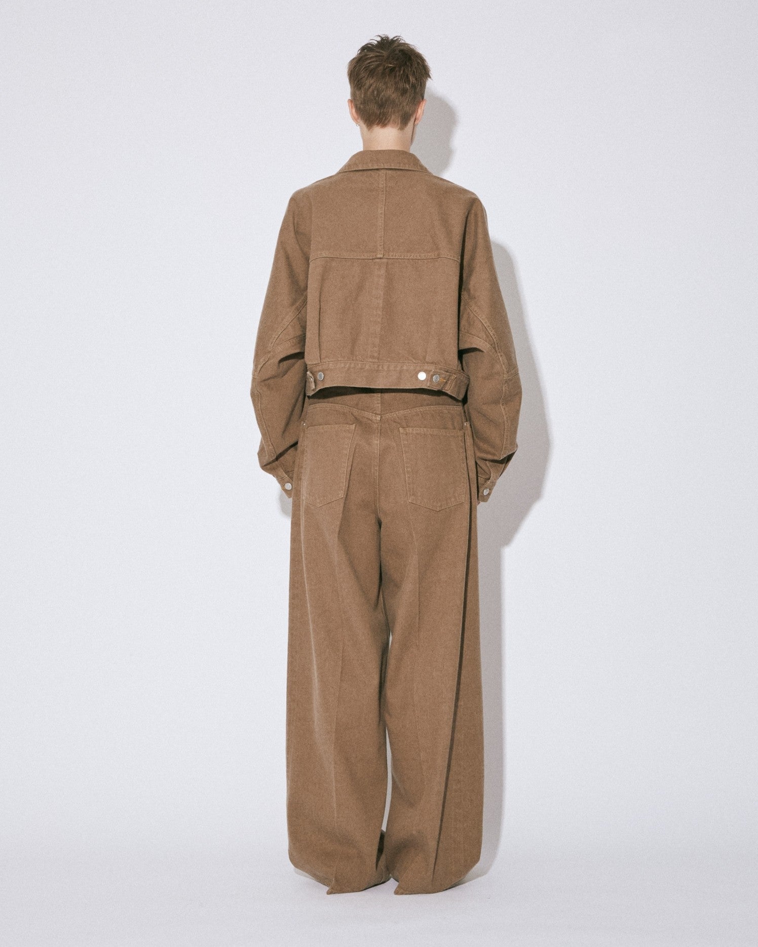 organic FOXbrown denim short blouson