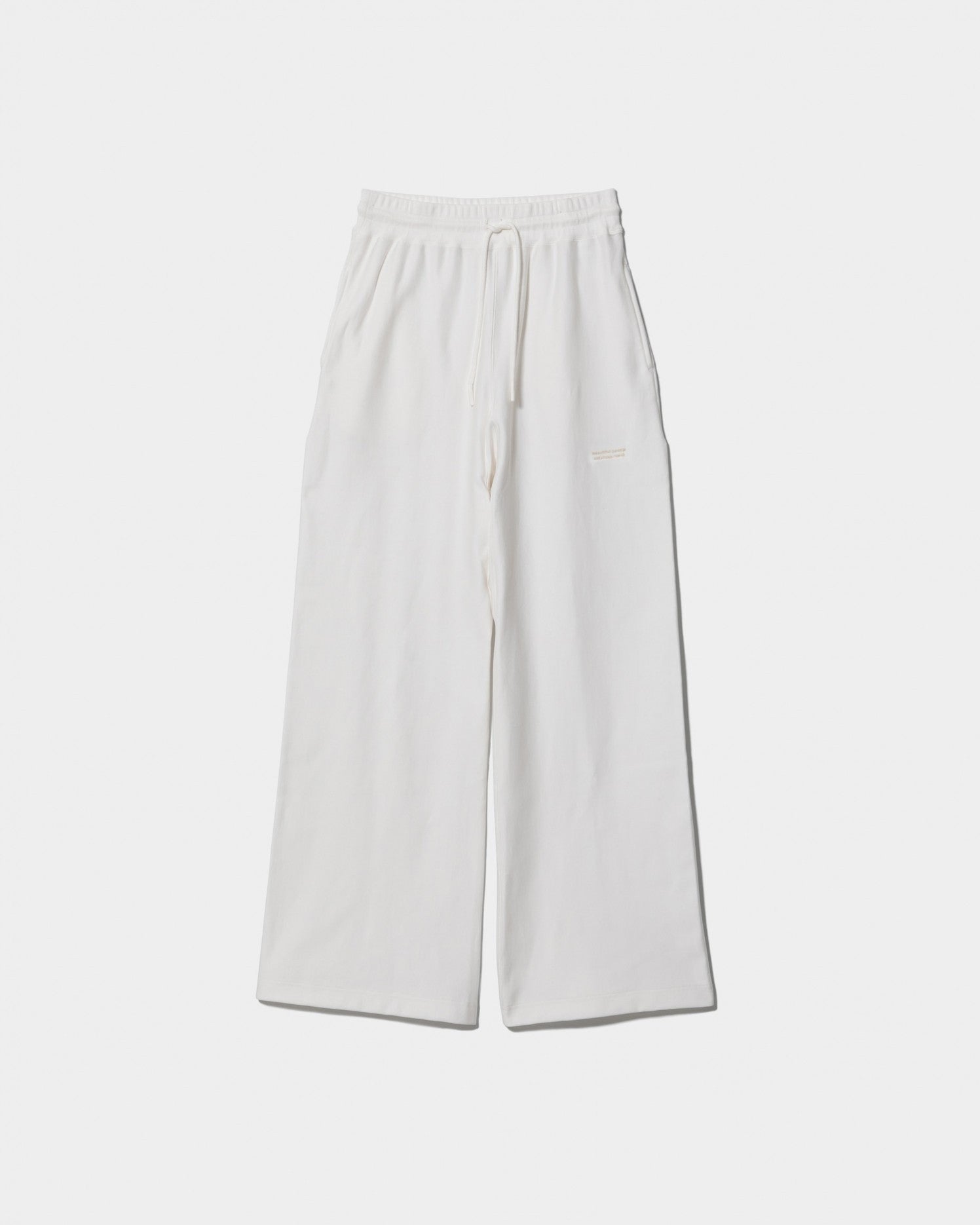 suvin compact sweat wide straight pants