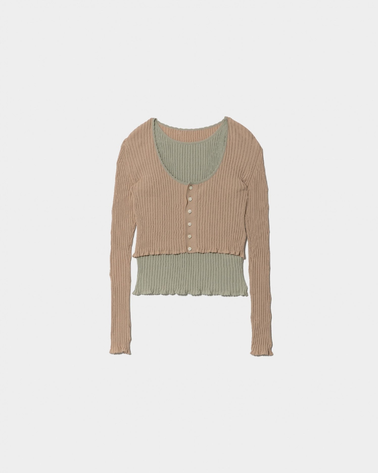 デパートガール high gauge side-c knitted cardigan – beautiful people online