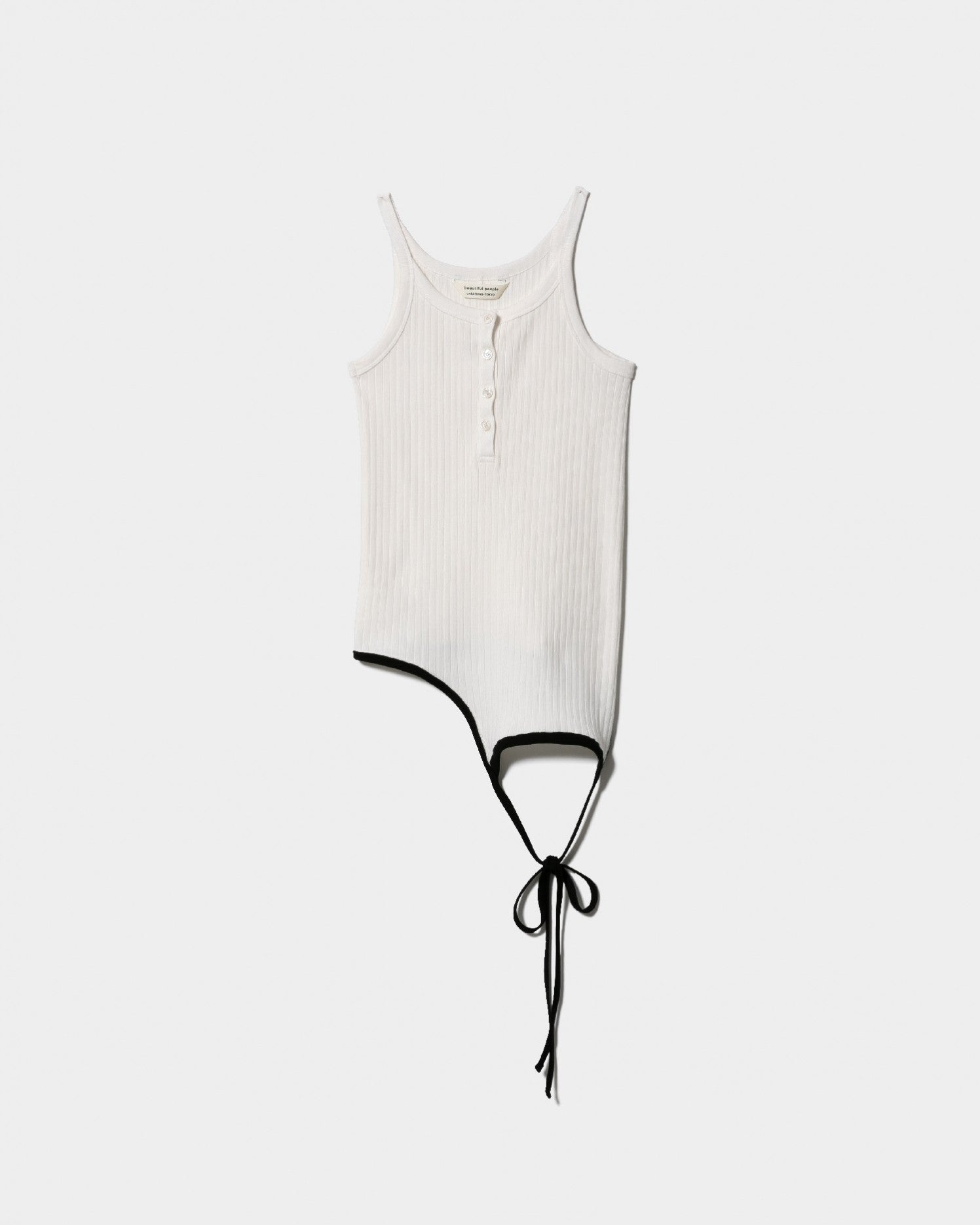 今期 人気 beautiful people remove needle rib double-end remove needle rib tank top – beautiful people
