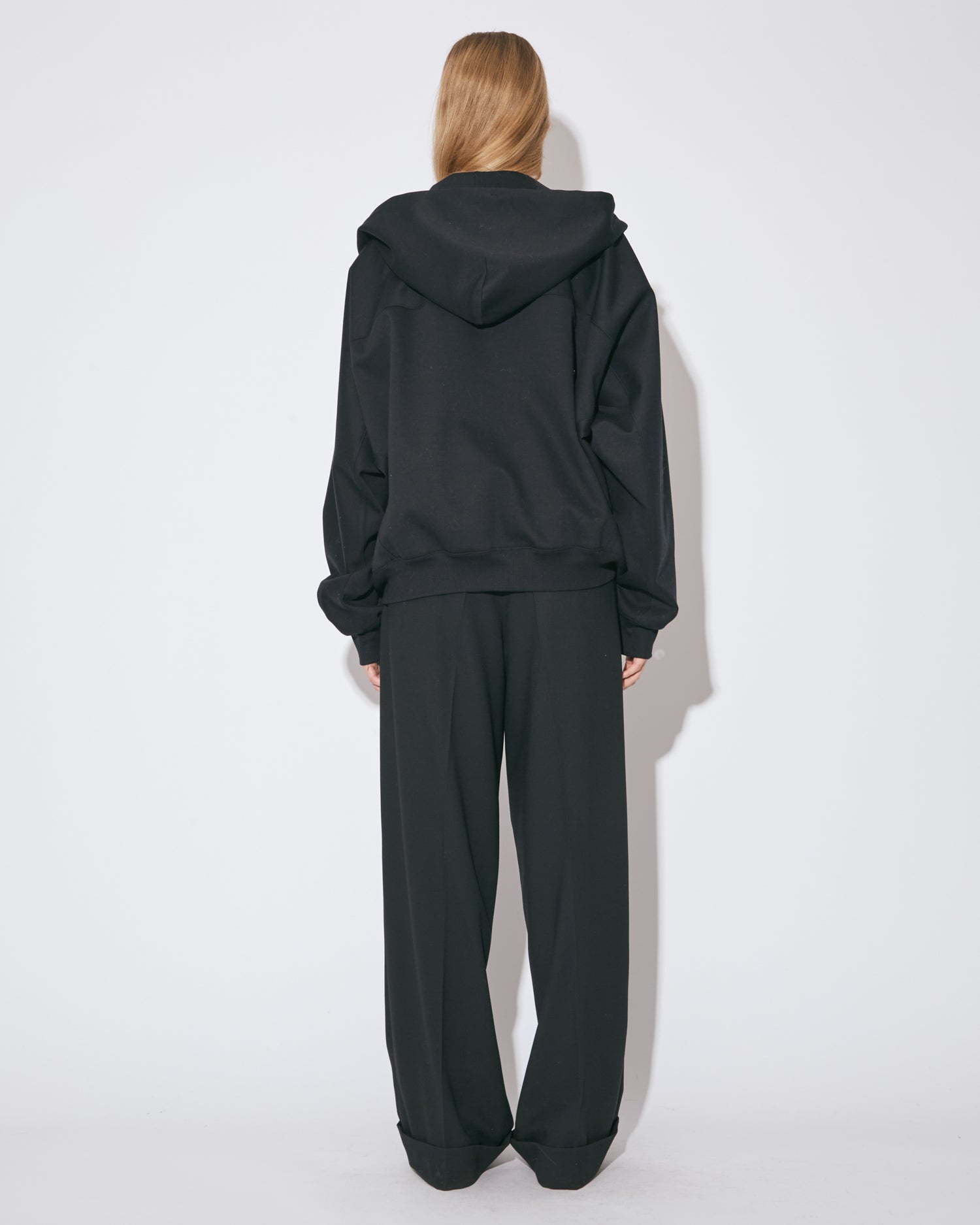 compact double jersey zip up parka – beautiful people online store