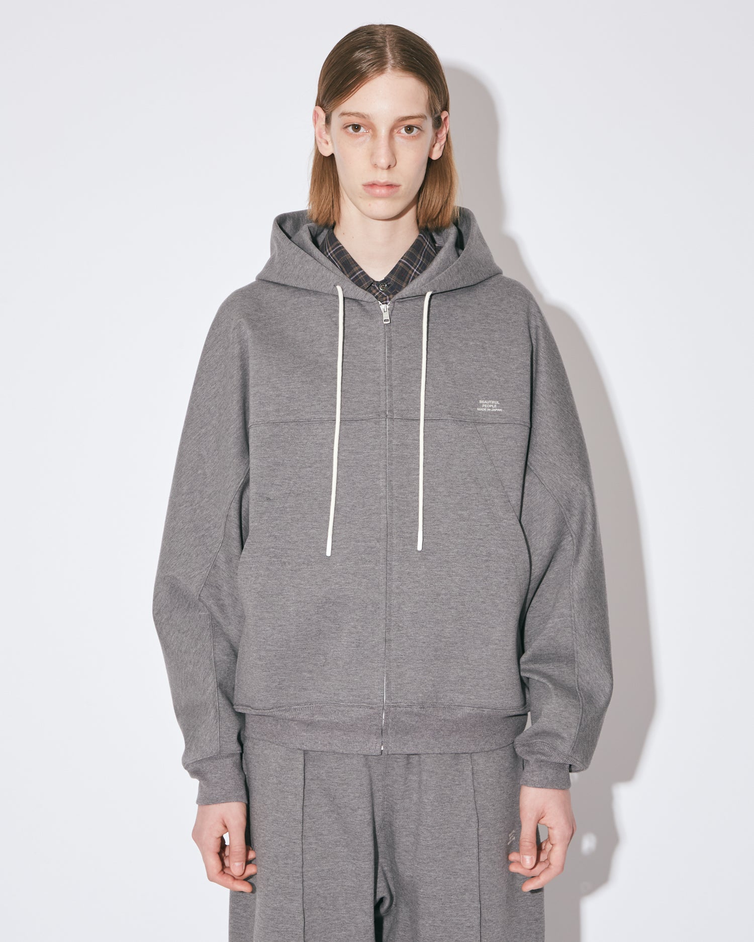 compact double jersey zip up parka – beautiful people online store