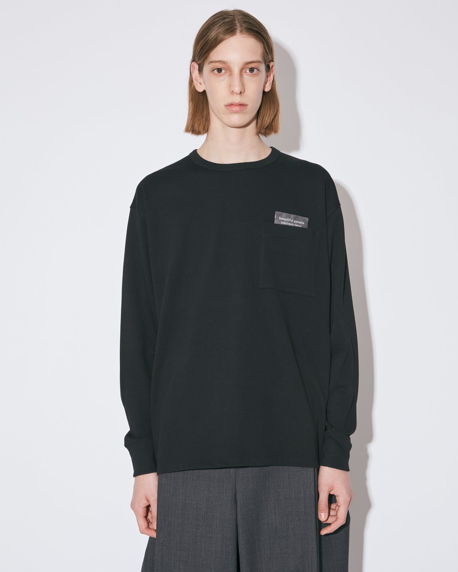 ビューティフルピープル　suvin compact jersey long T suvin compact jersey big QOL tag long T – beautiful people online