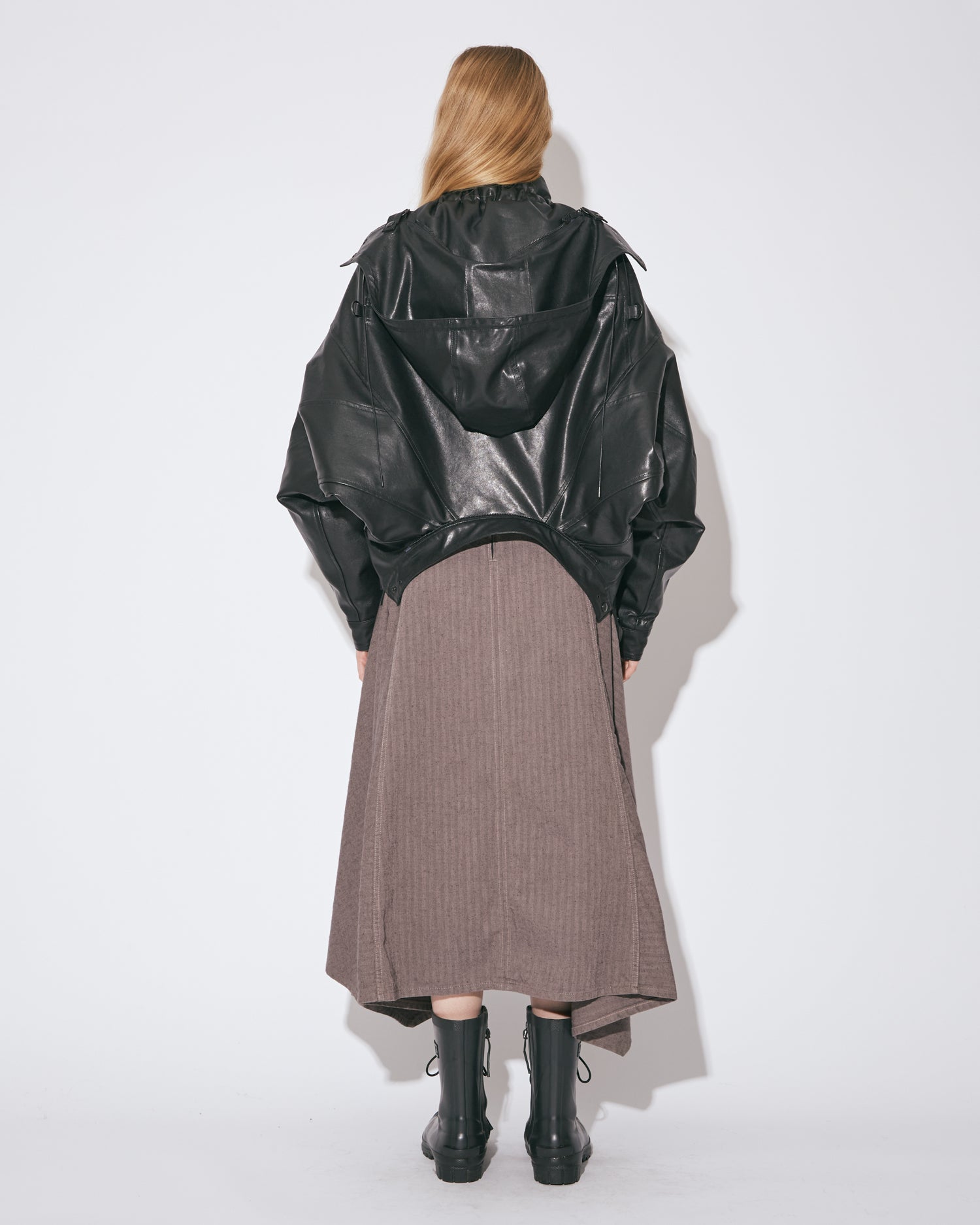 【美品】beautiful people ヴィンテージレザートレンチブルゾン beautiful people 革ジャン ライダース ビューティフルピープル