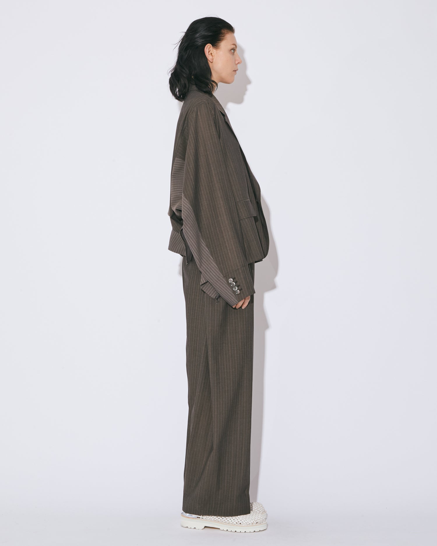 beautiful people トロピカルウールモヘアワイドパンツ ビューティフルピープル beautiful people 25aw トロピカル