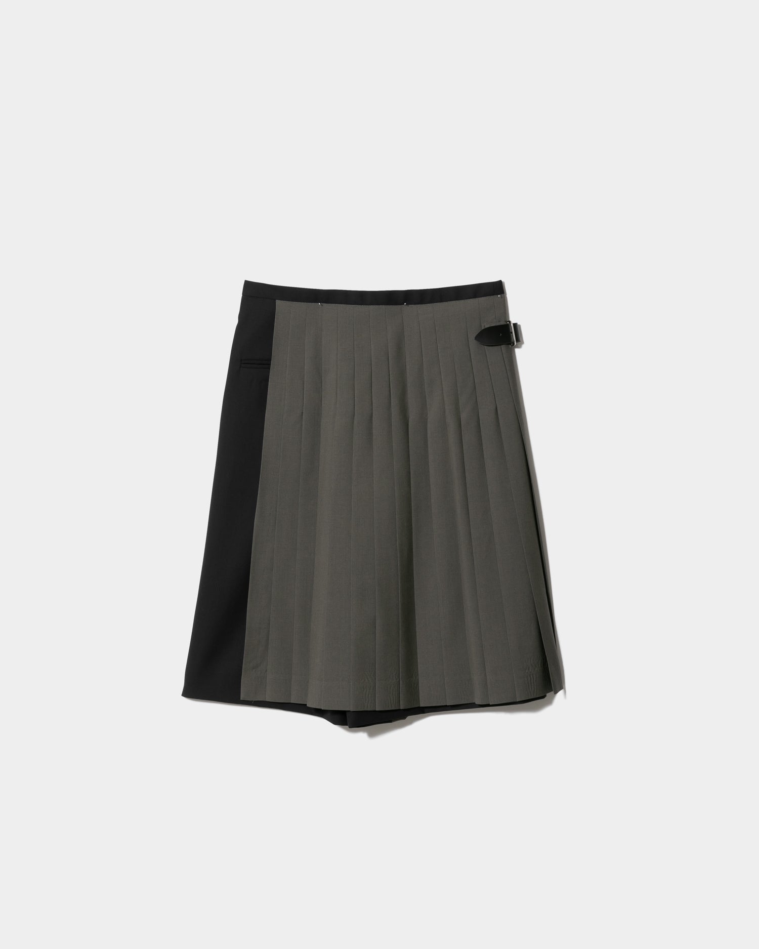 ベージュ♡パンツ ベージュ グレー ワンド スラックス ハイウエストパンツ (パンツ