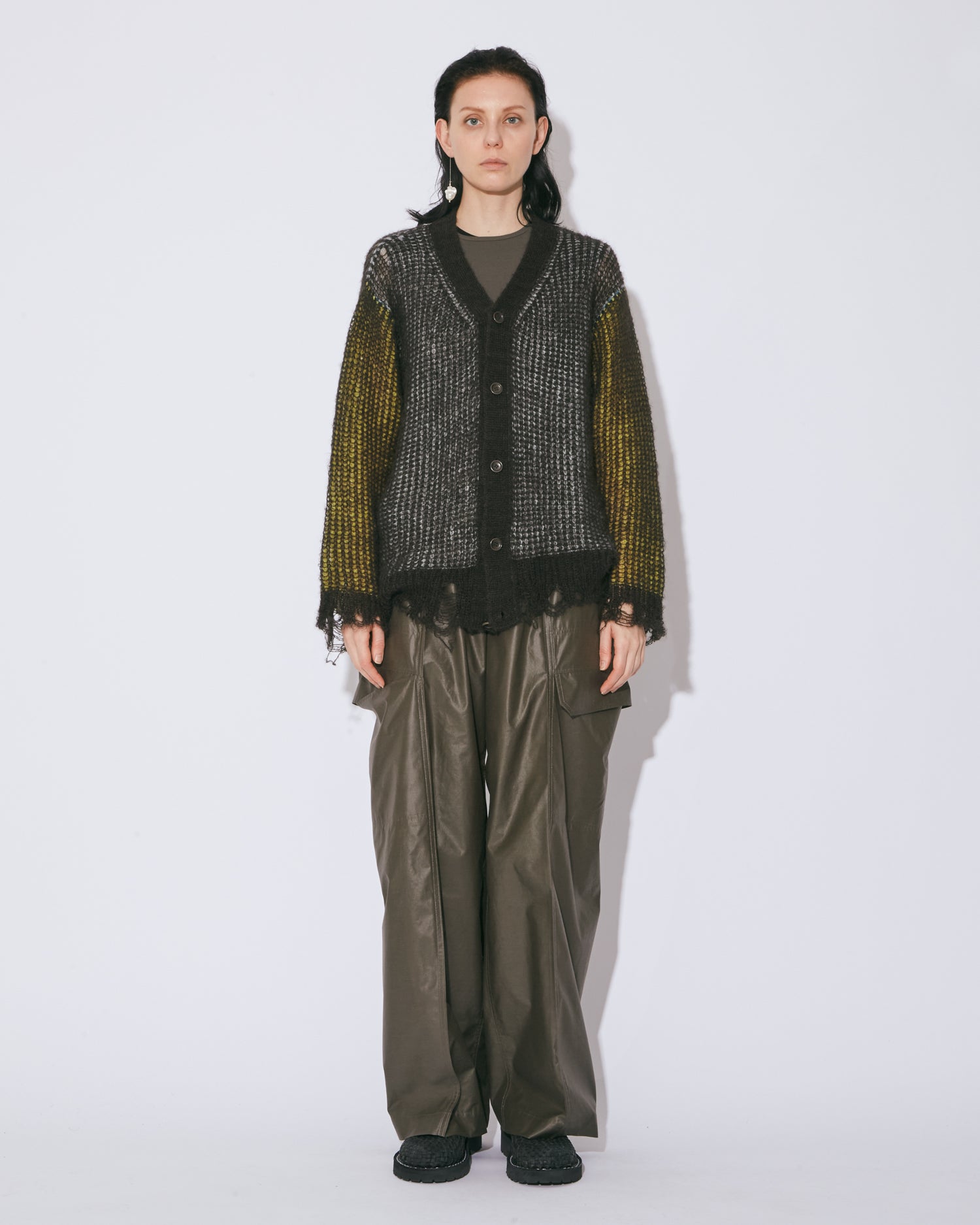 wooledmohair knitted cardigan – beautiful people online store