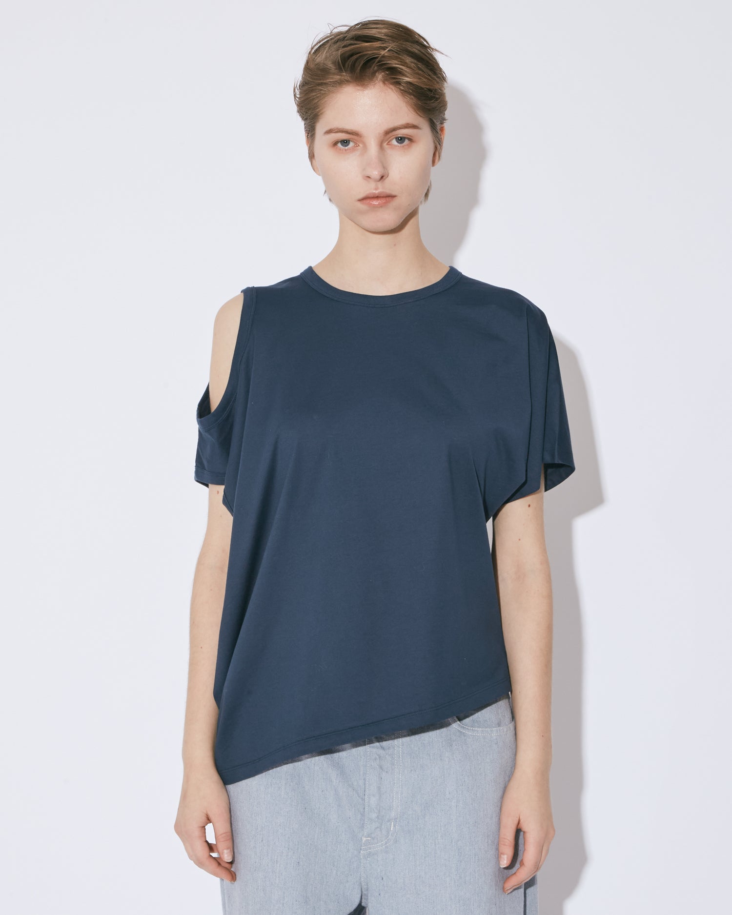 beautiful people Side-C vol.7 Tシャツ グレー double-neck 60/- jersey T-shirt – beautiful people online store