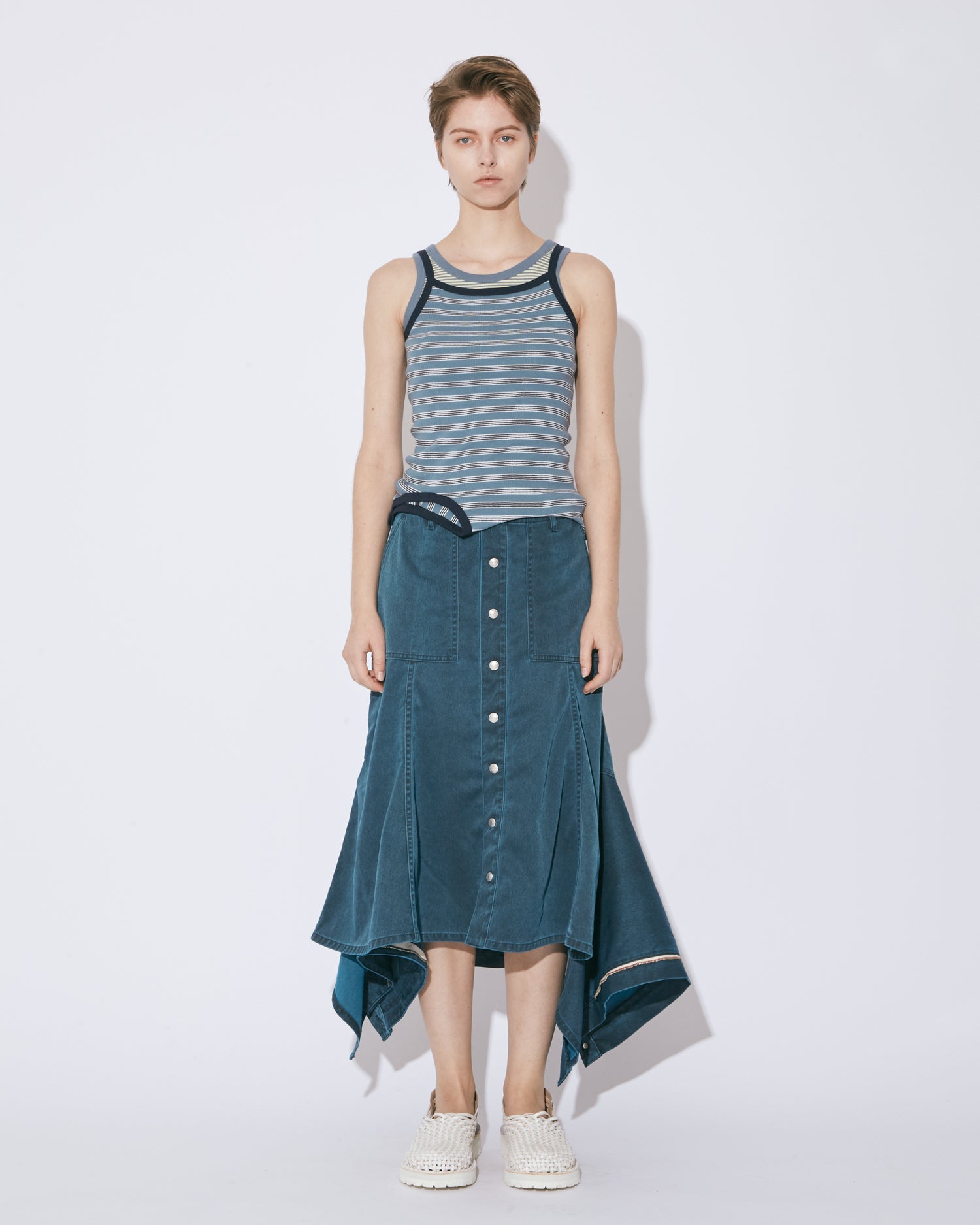 beautiful people ひざ丈スカート 濃紺系 0240825M0053 skirts – beautiful people online store