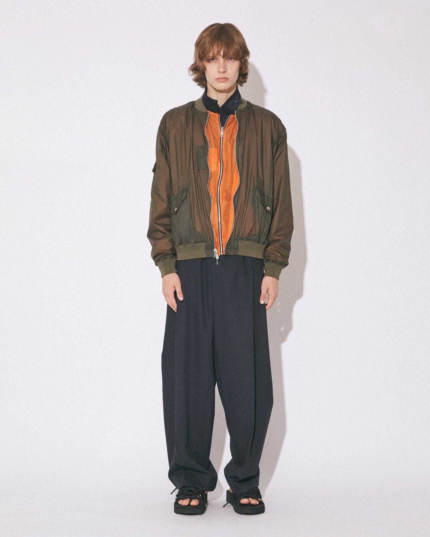 multi structure nylonrip blouson – beautiful people online store