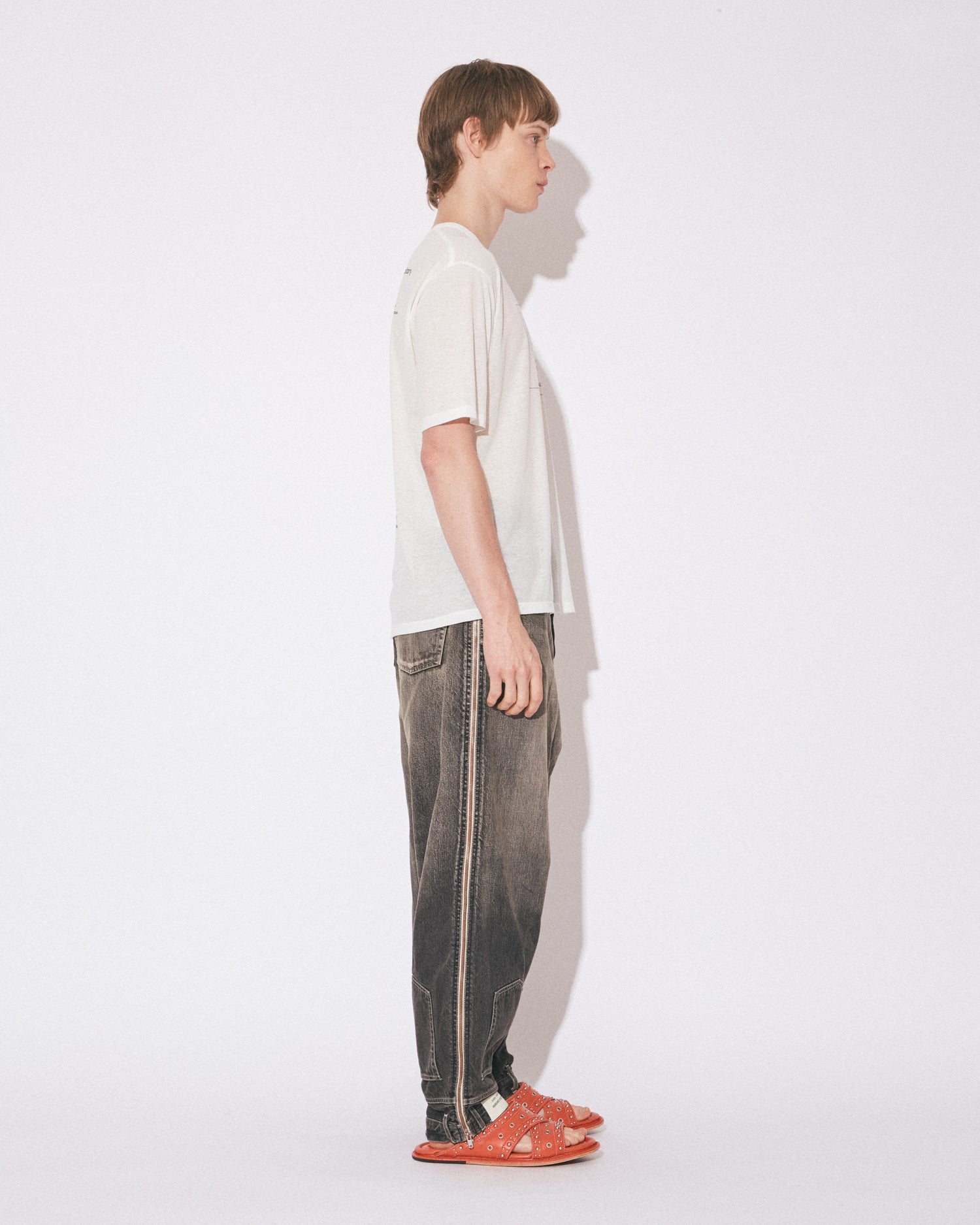 double-end selvedge denimpants gradation black – beautiful people
