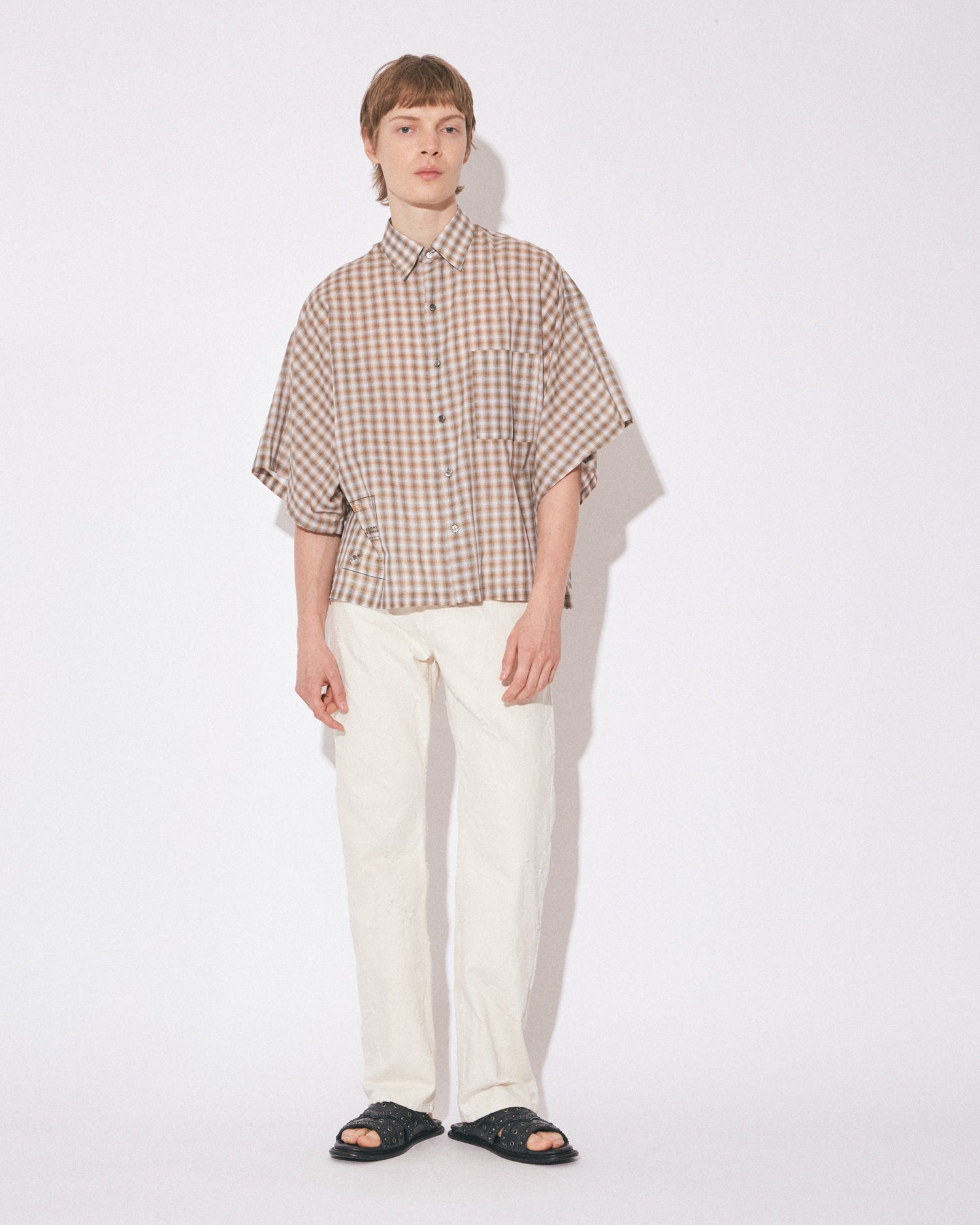 selvedge white denim classic damage – beautiful people online store