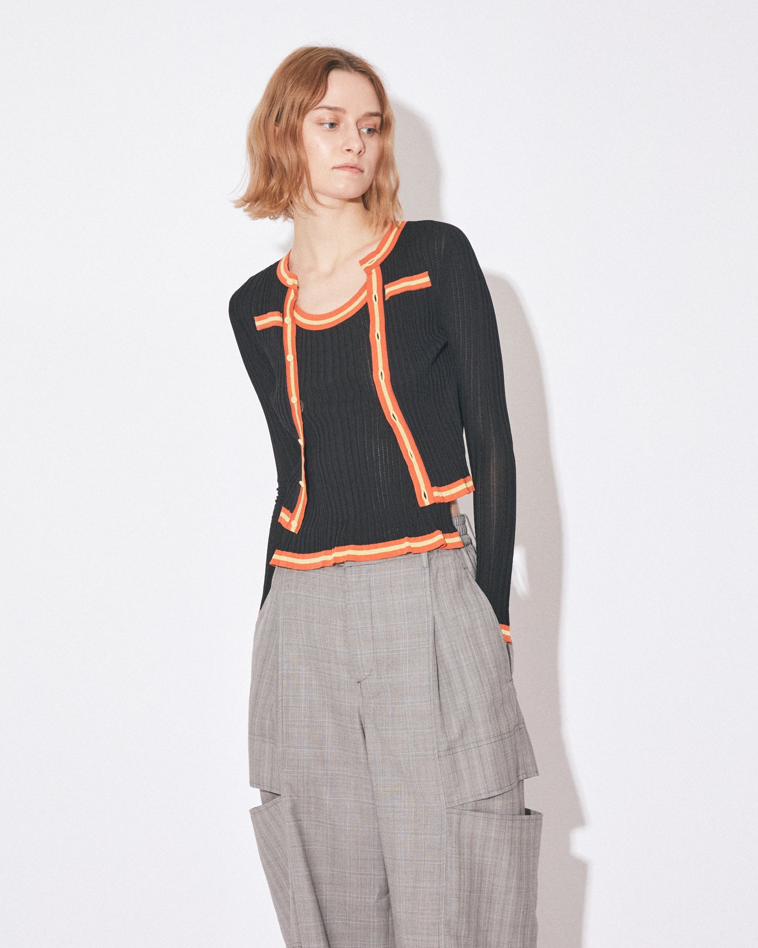 beautiful people カーディガン レディース double-front rib knitted cardigan – beautiful people online store