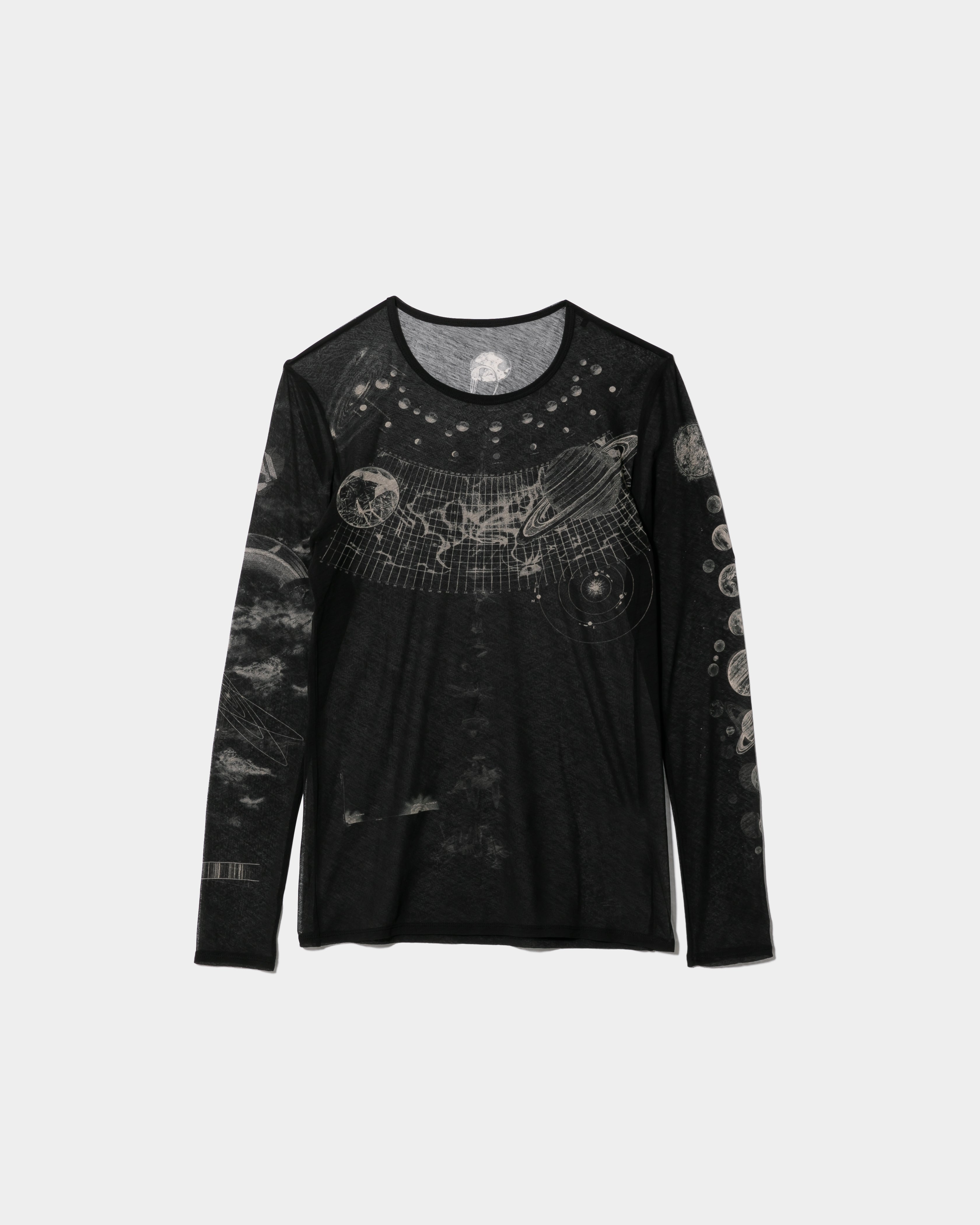 cosmos シアージャージークルーネックトップ cosmos sheer jersey crew neck top – beautiful people online store