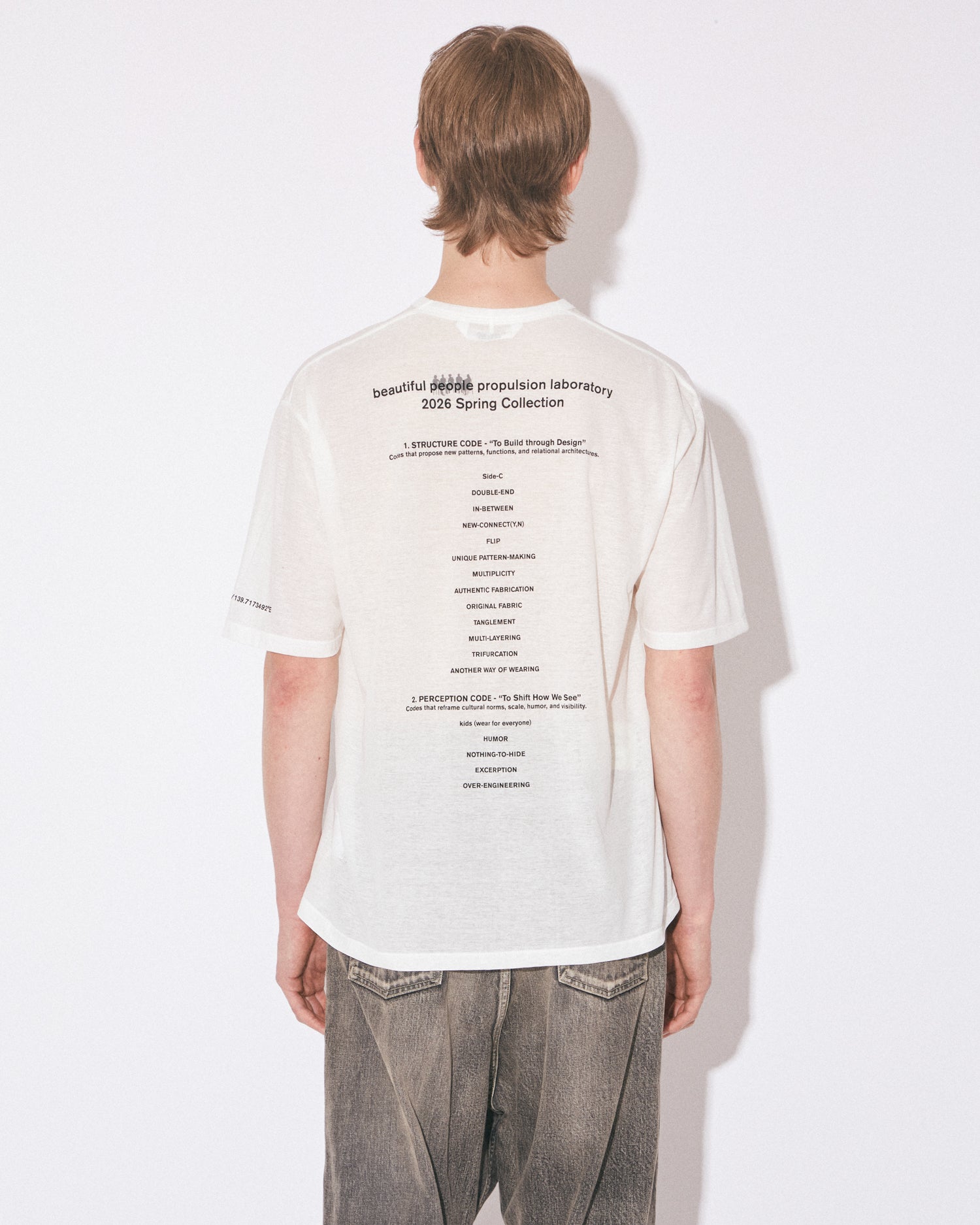 80/1 ELS jersey house code graphic T – beautiful people online store