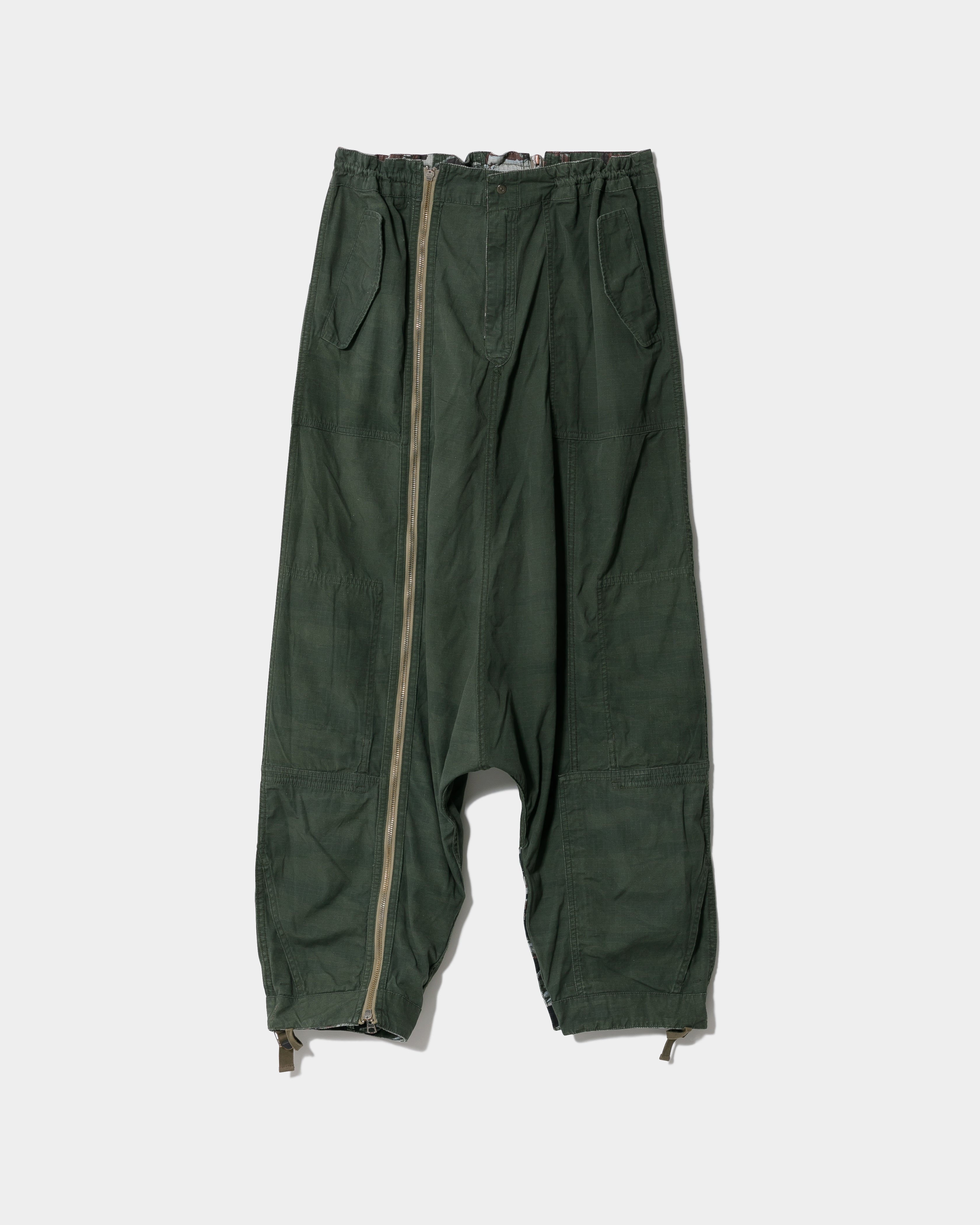 tropical wool mohair side tuck wide pants – beautiful people