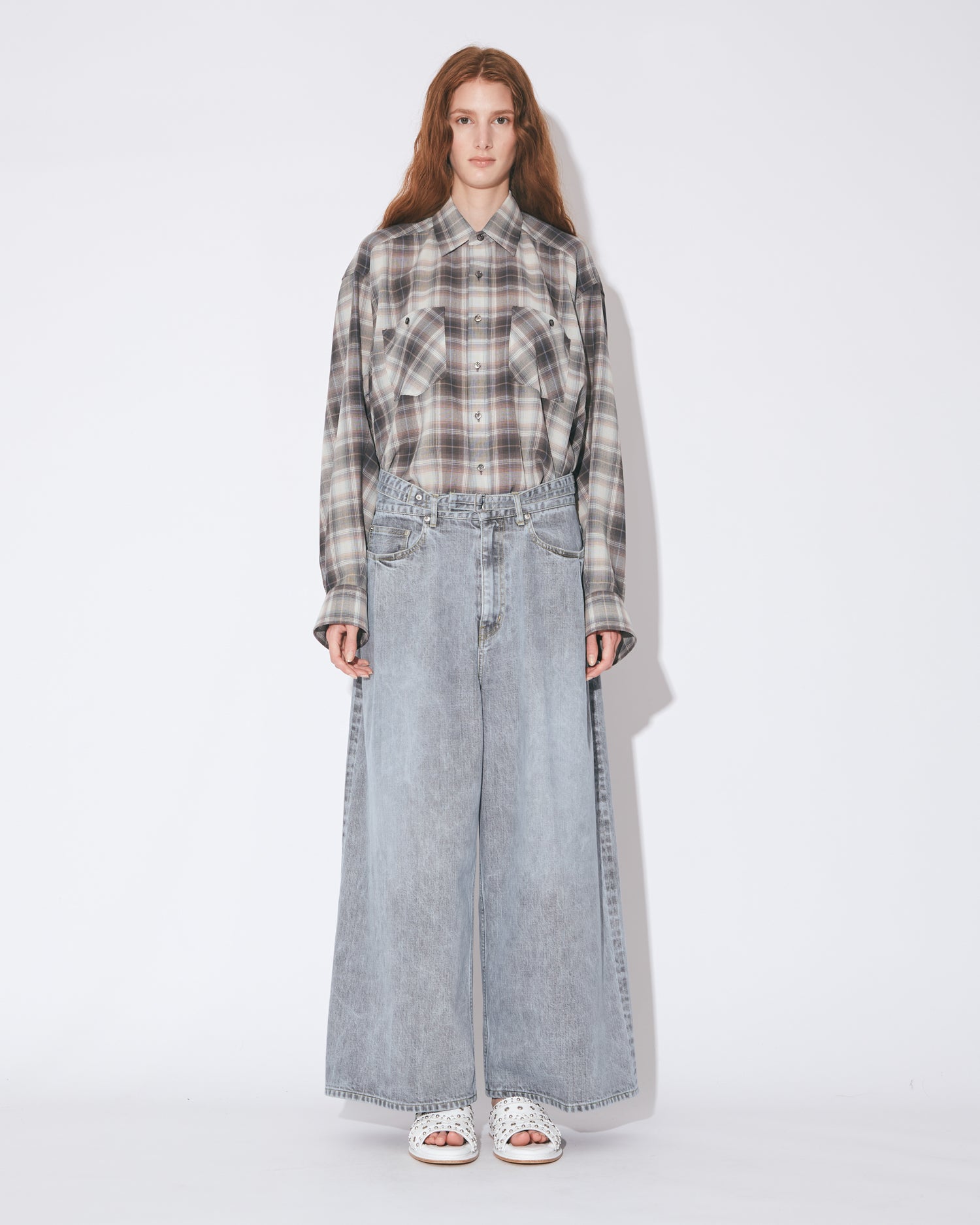 beautiful people 2wayチェックシャツ double-end fresco flannel check shirt – beautiful people online store
