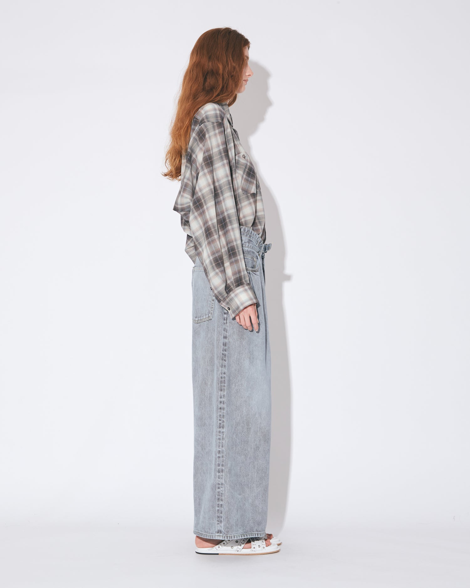 double-end fresco flannel check shirt – beautiful people online store