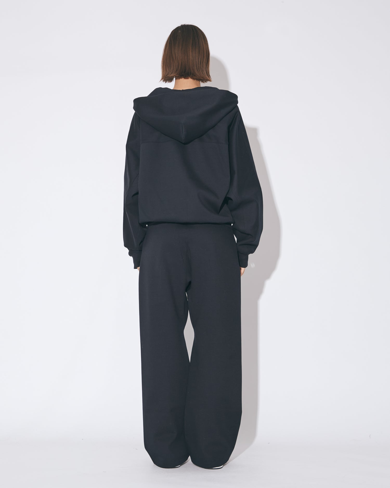 tropical wool mohair side tuck wide pants – beautiful people