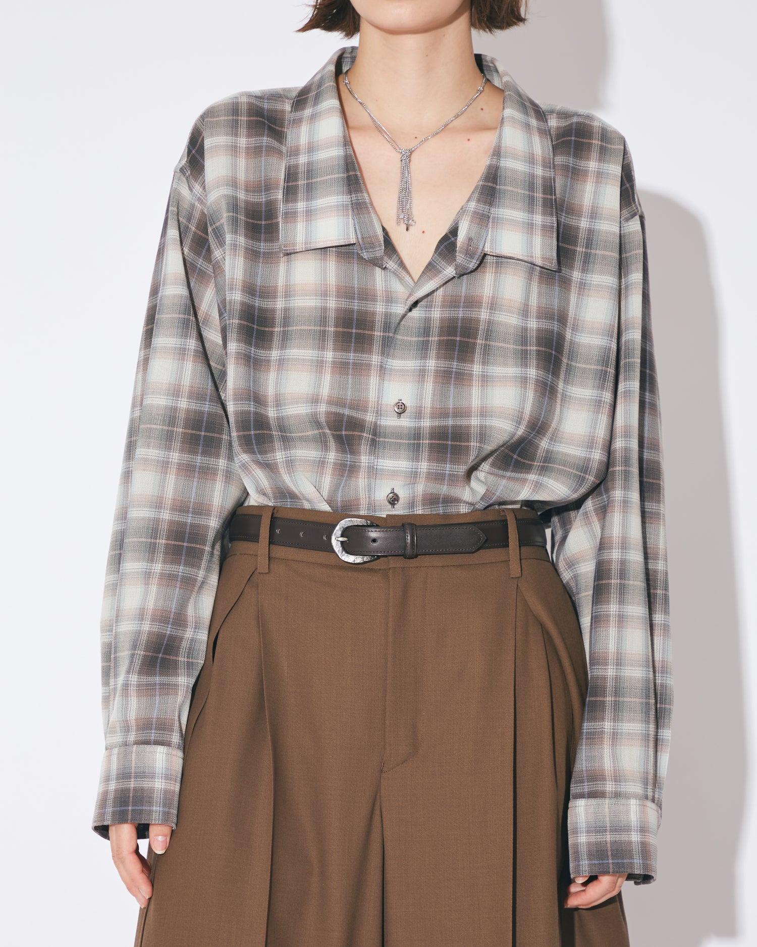 malleated buckle leather belt – beautiful people online store