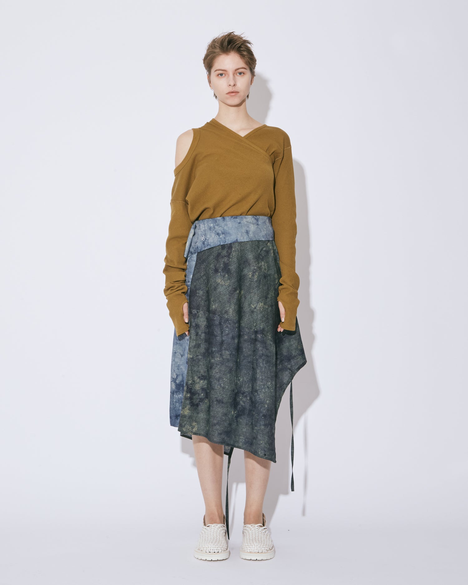 【beautiful people / ビューティフルピープル】double-neck suvin hightwist jersey top（ 1545310007） レディース】double-neck suvin hightwist jersey top