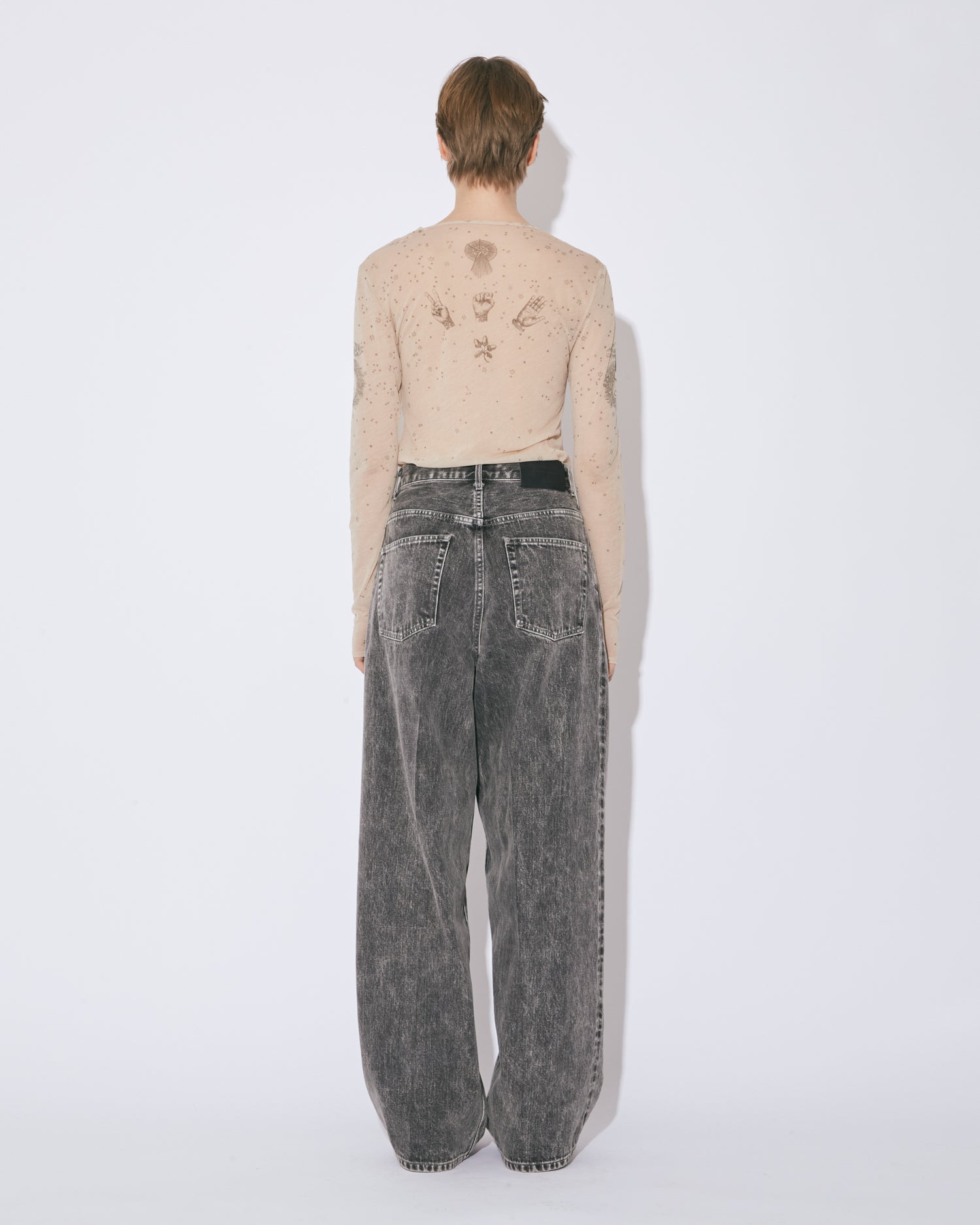 beautiful people セルビッジデニム バギーパンツ 40 selvedge denim trousers fit – beautiful people online store