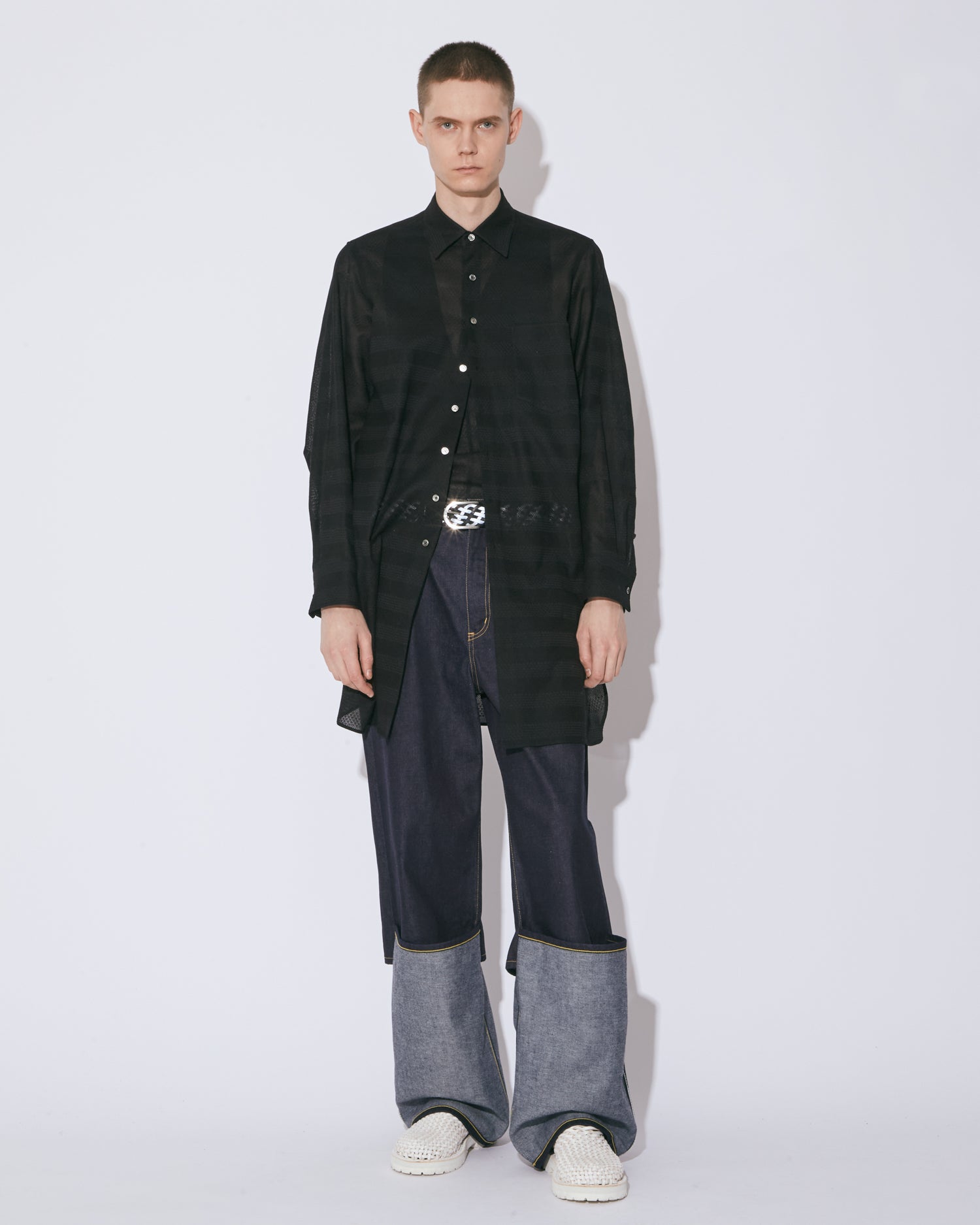 beautiful people トロピカルウールモヘアワイドパンツ tropical wool mohair side tuck wide pants – beautiful people