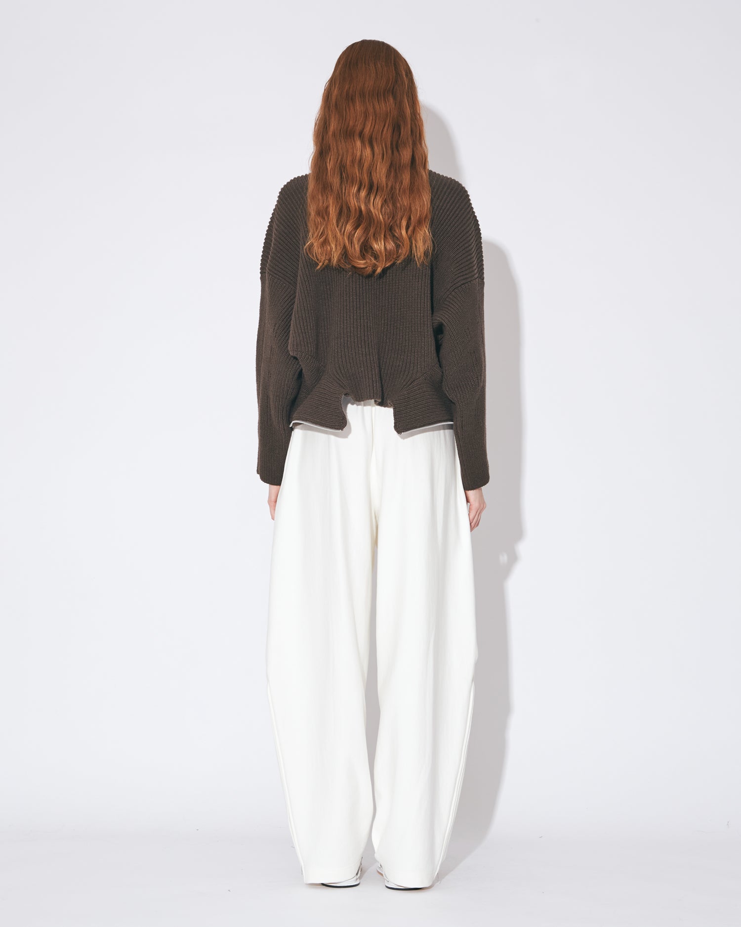 double-end fluffed cotton cardigan – beautiful people online store