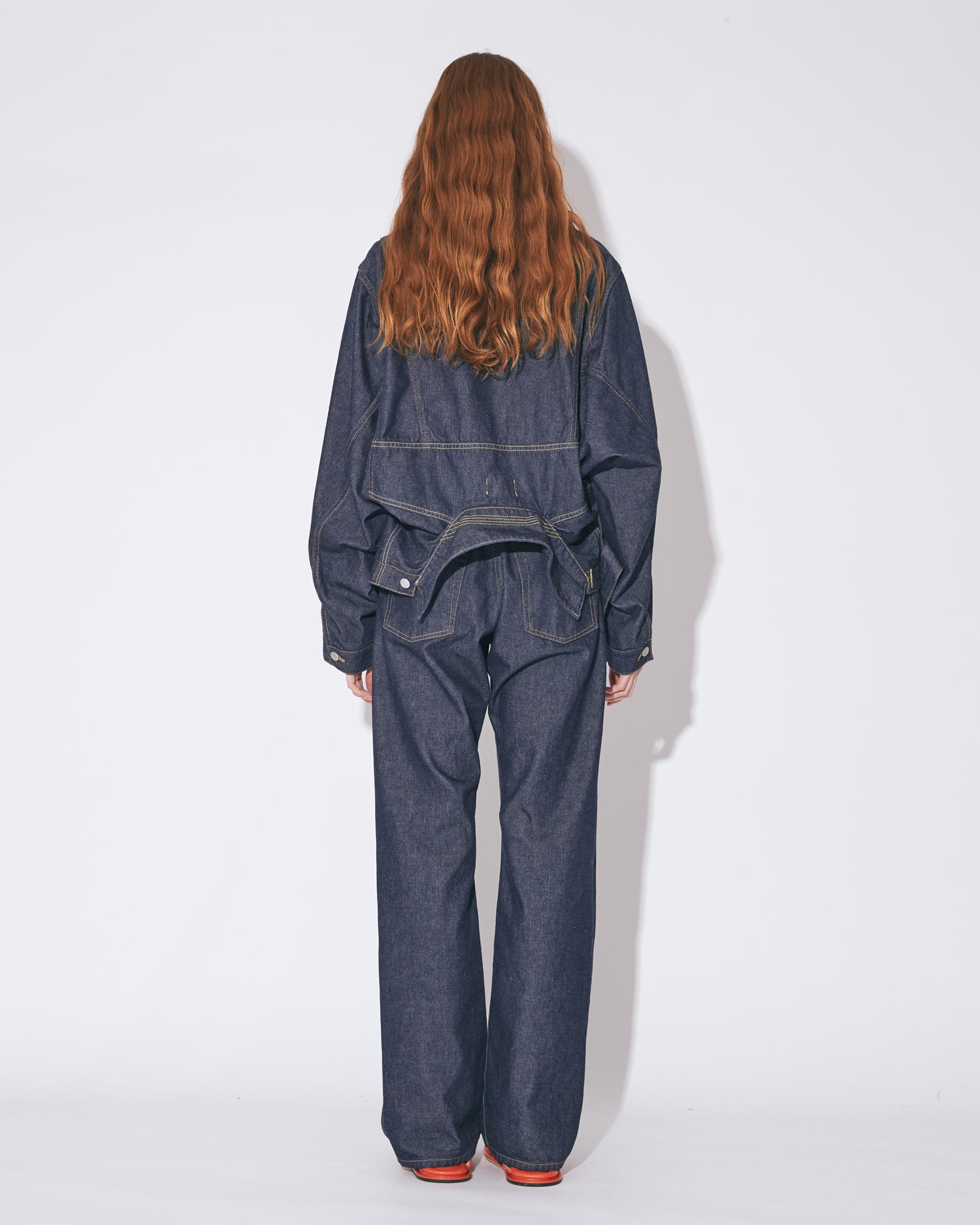 tropical wool mohair side tuck wide pants – beautiful people