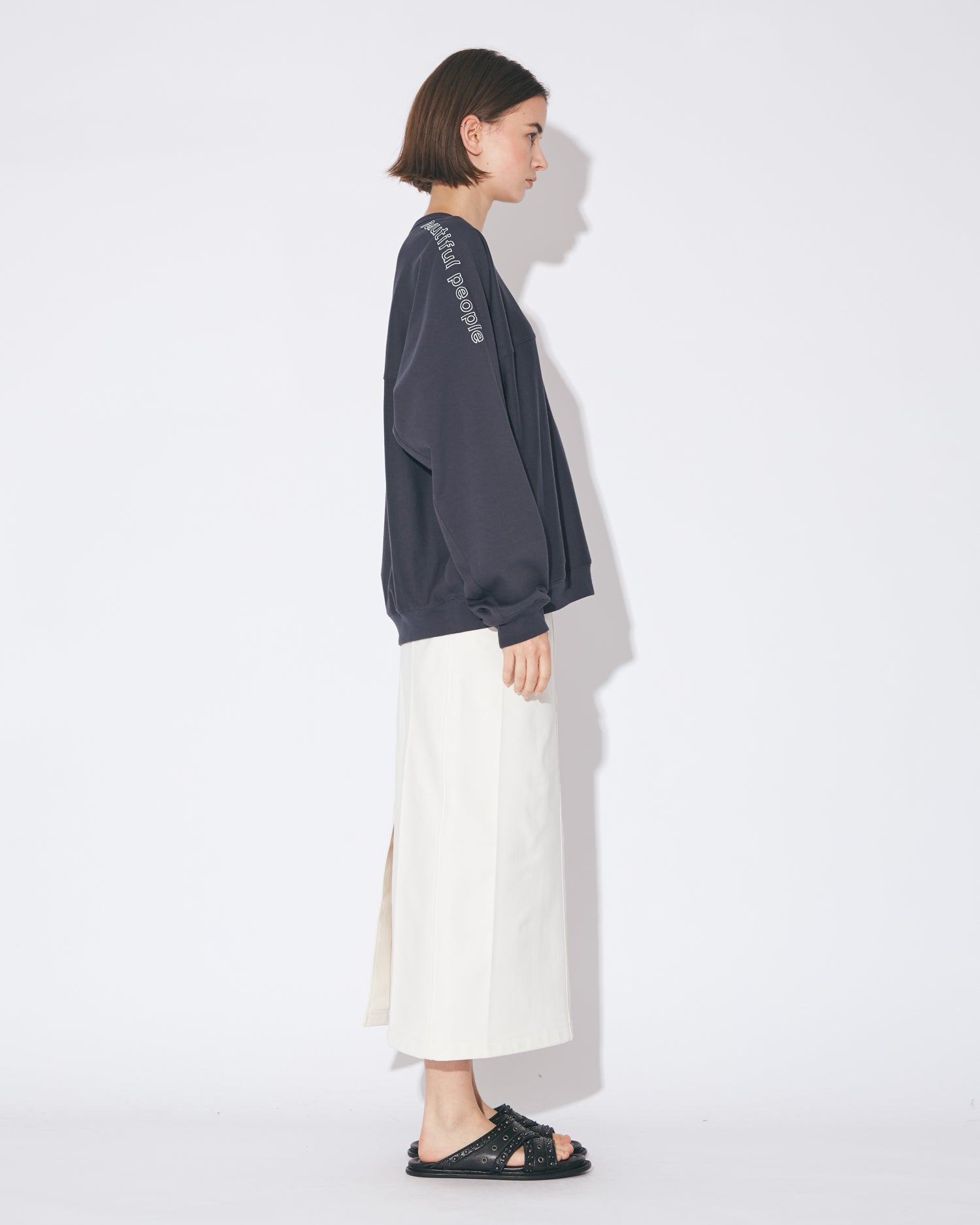 suvin compact jersey no shoulder long T – beautiful people online