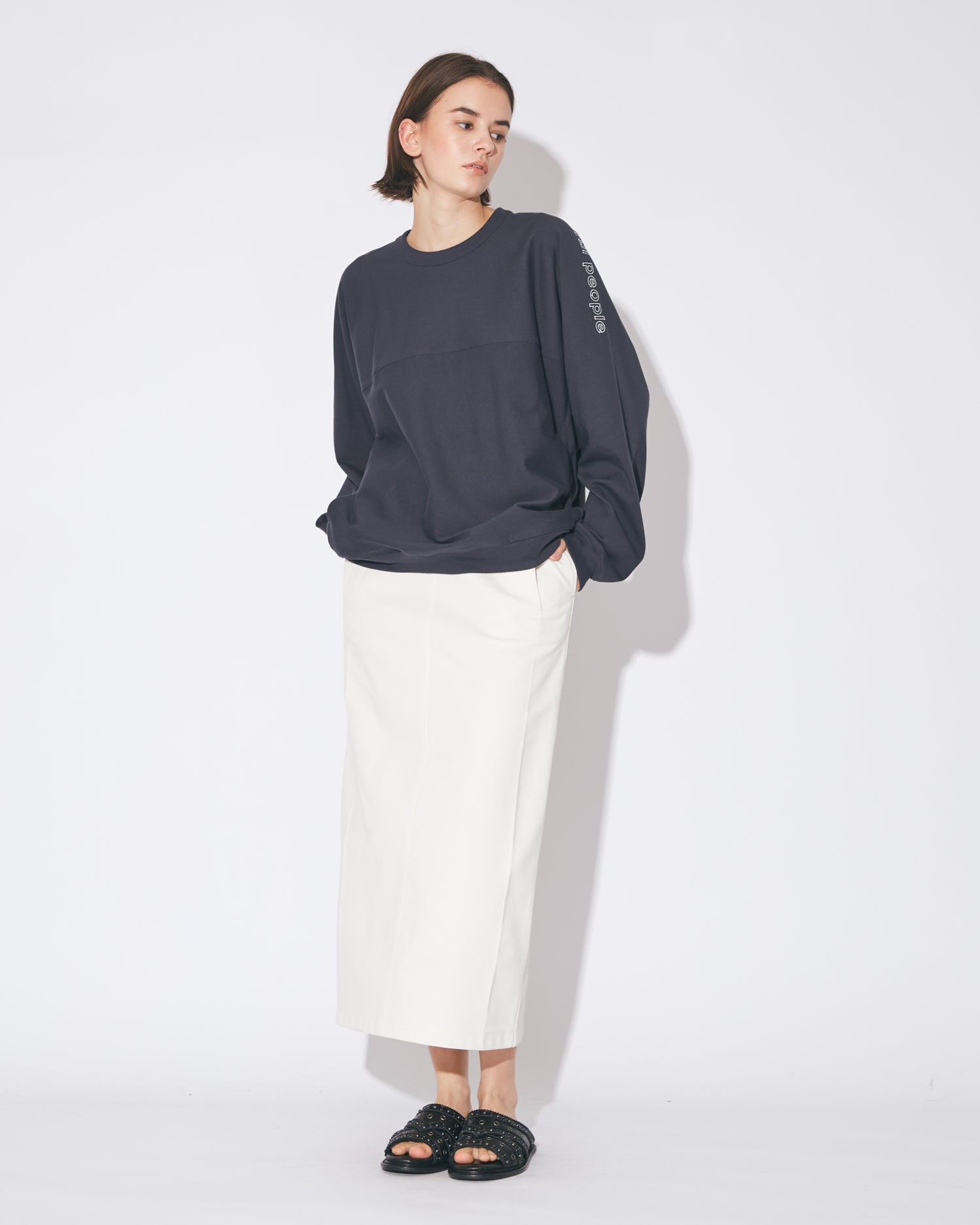 ビューティフルピープル　suvin compact jersey long T suvin compact jersey no shoulder long T – beautiful people online