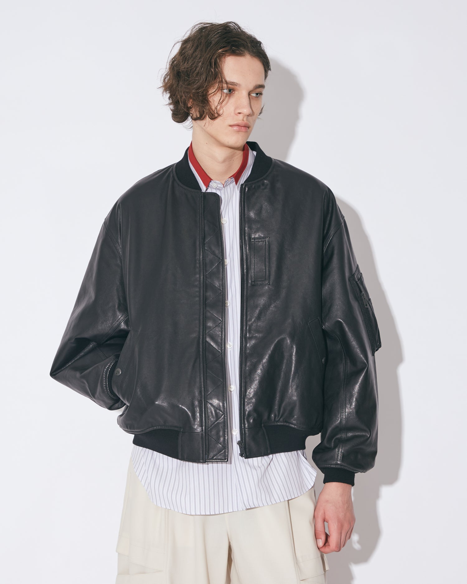 ジャケット・アウター beautiful people doubleend lether jacket AW23] double-end vintage leather riders jacket – beautiful people